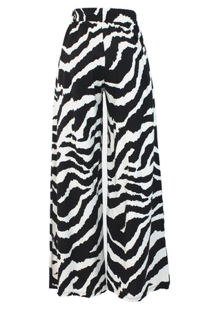 3959RFJ Pantalón Pierna Recta Estampado Zebra