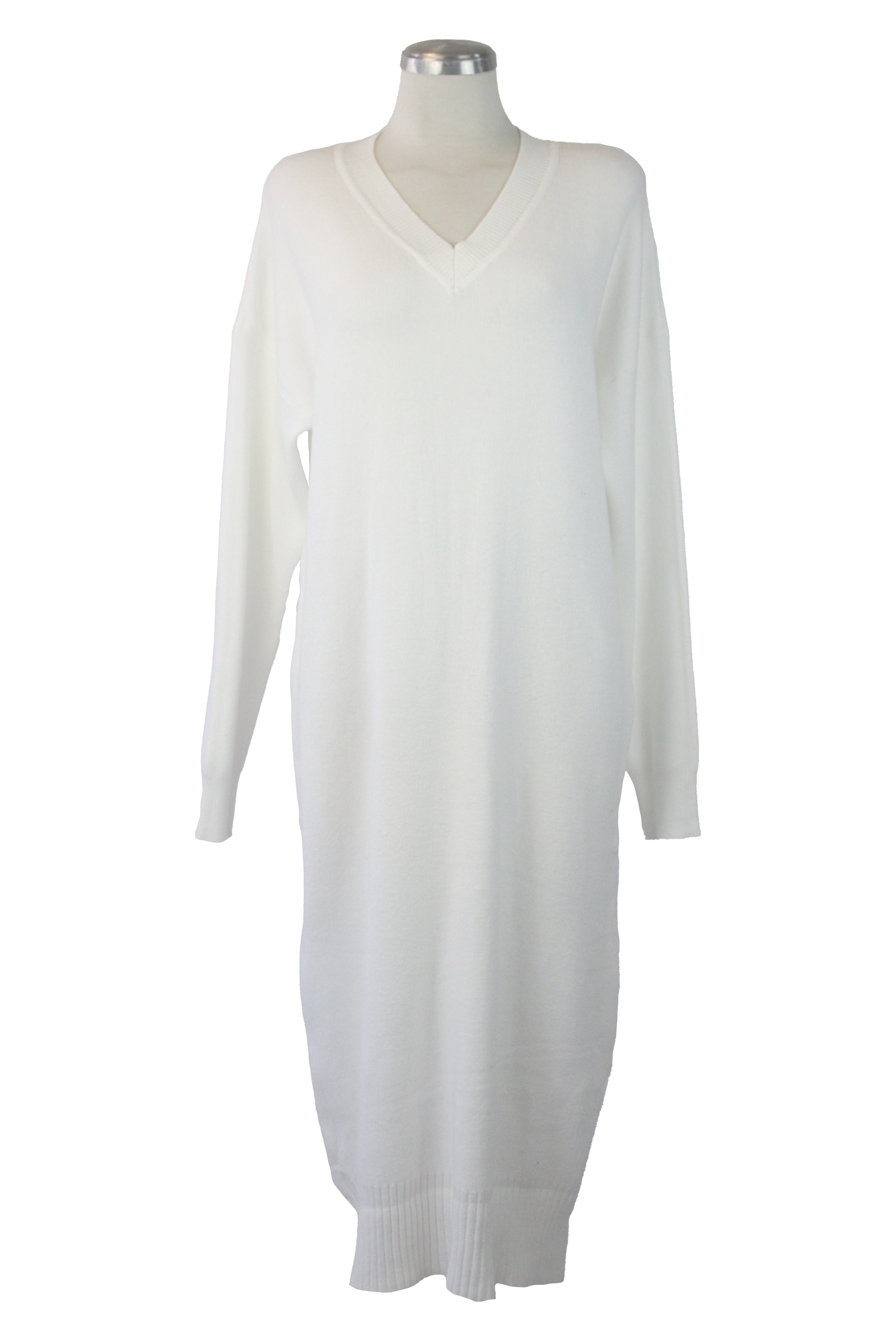 L1561 Vestido Largo Tipo Suéter