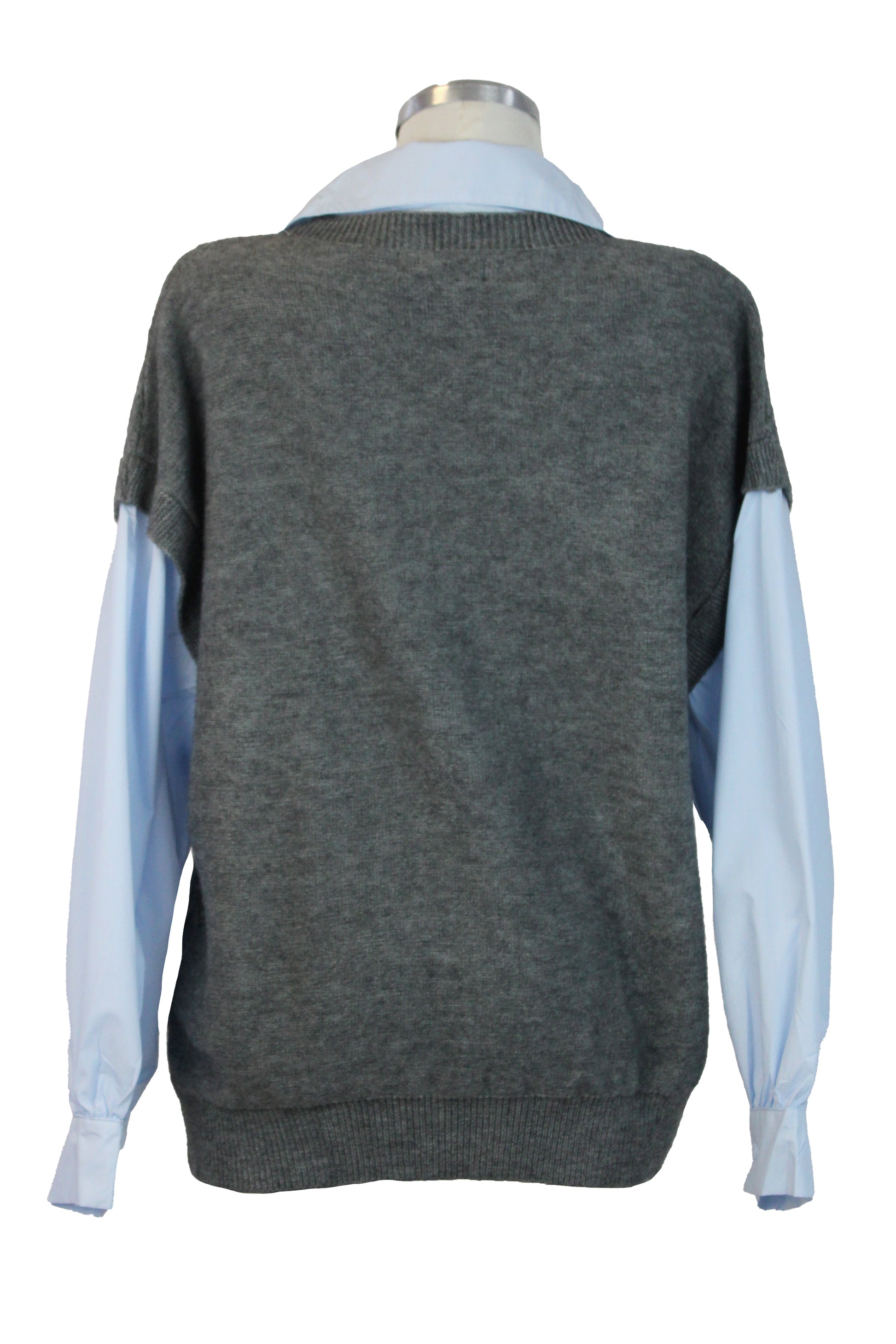 21323 Camisa Con Chaleco Afelpado