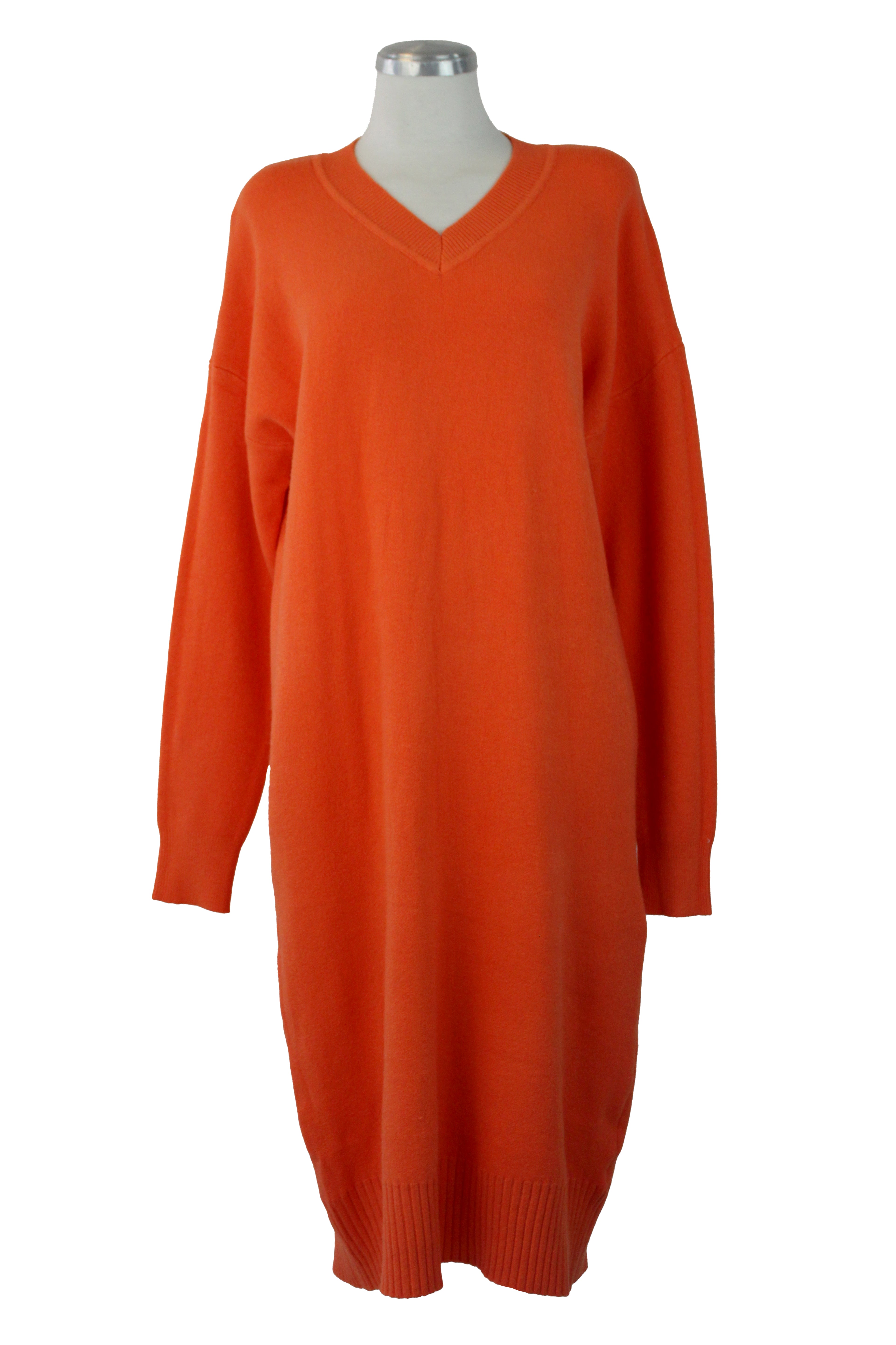 L1561 Vestido Largo Tipo Suéter