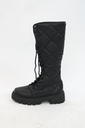 BT25 Bota Alta Tipo Militar Capitonado Rombo