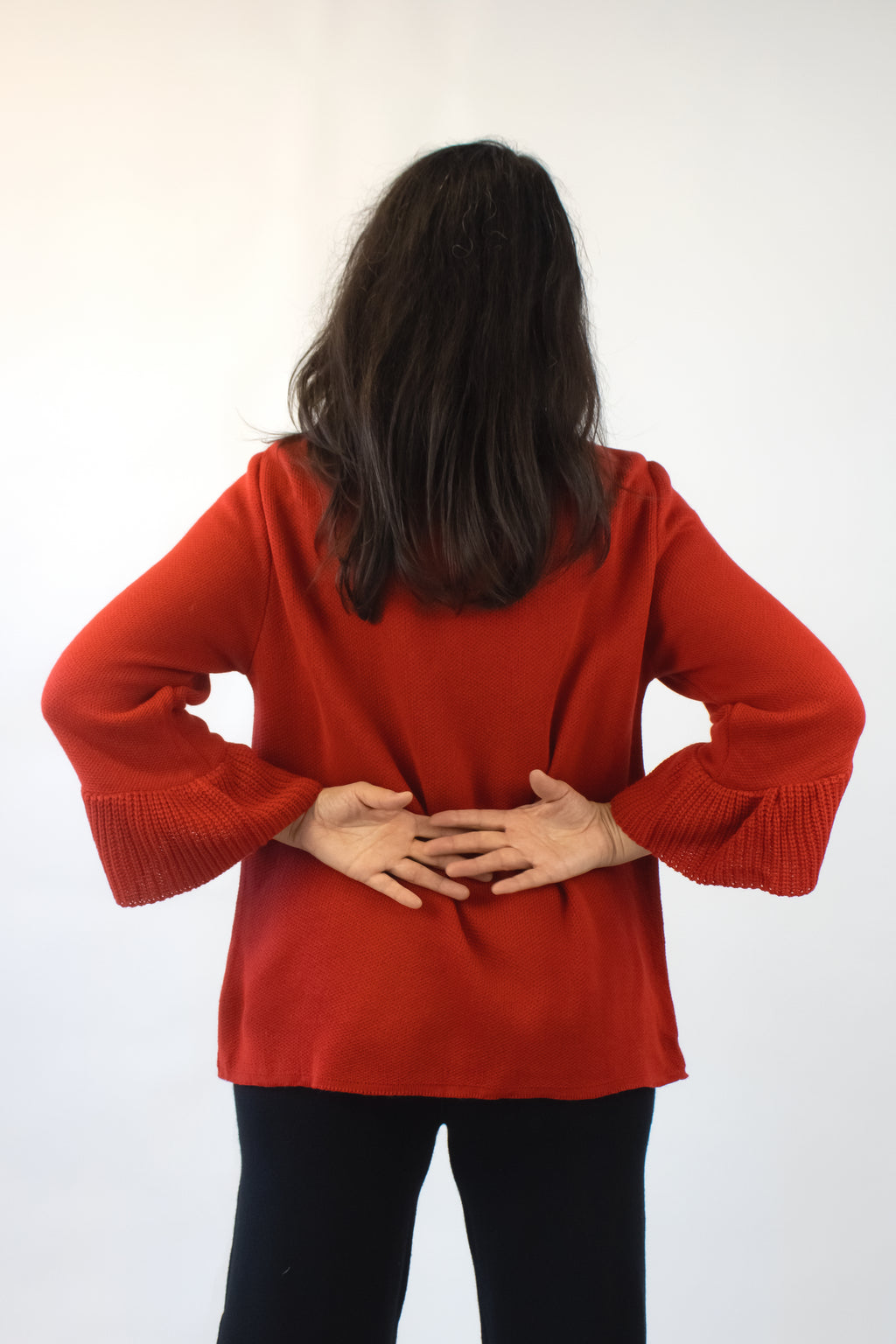 25606 Suéter Tejido de Botones Cuadrados