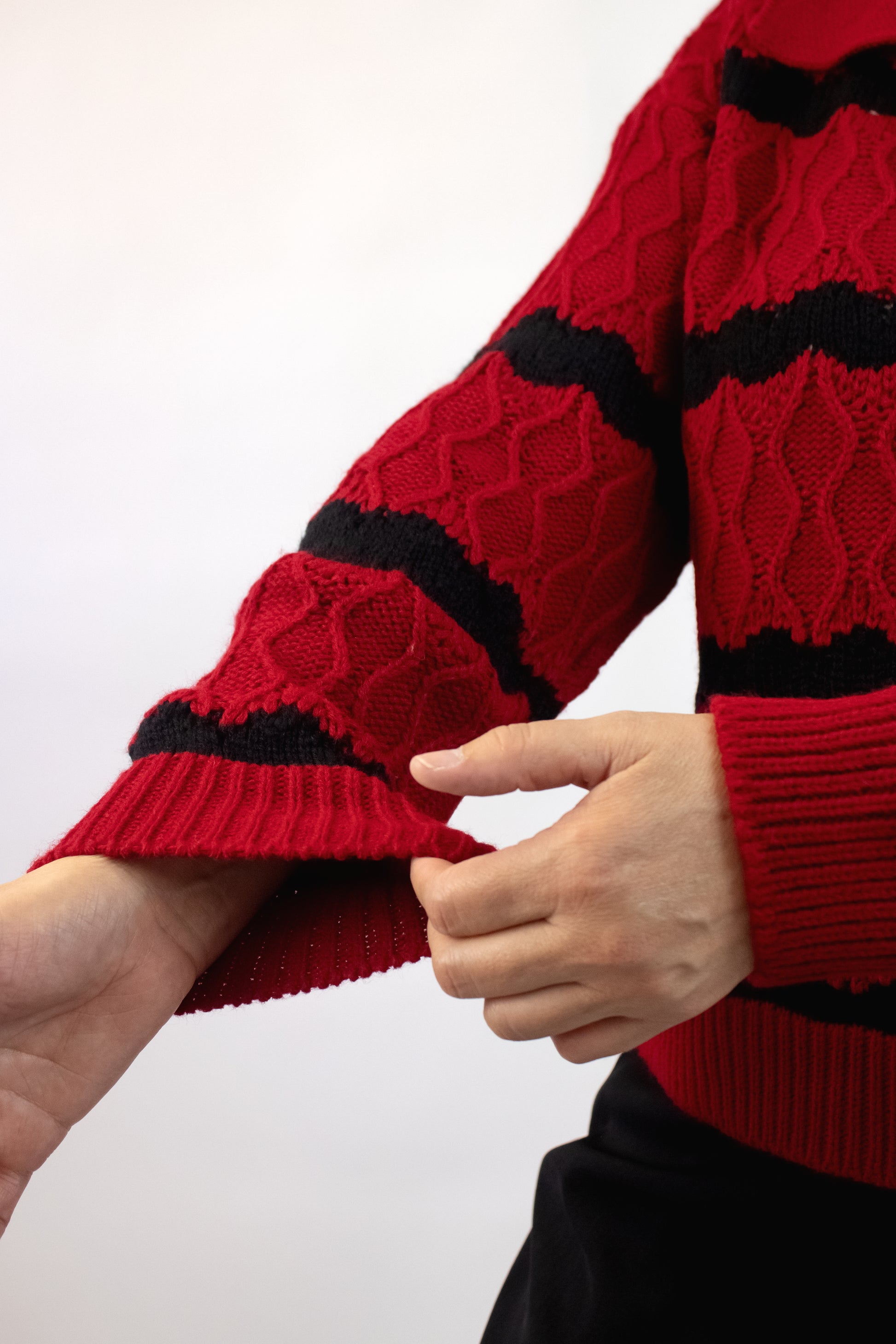 2505 Suéter Rombos Tejidos Cuello Tipo Camisa