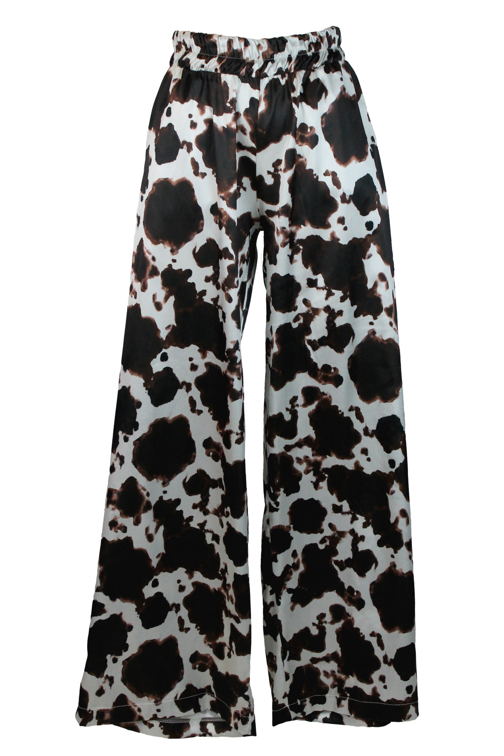 3959SV1J Pantalón Satín Estampado Vaca