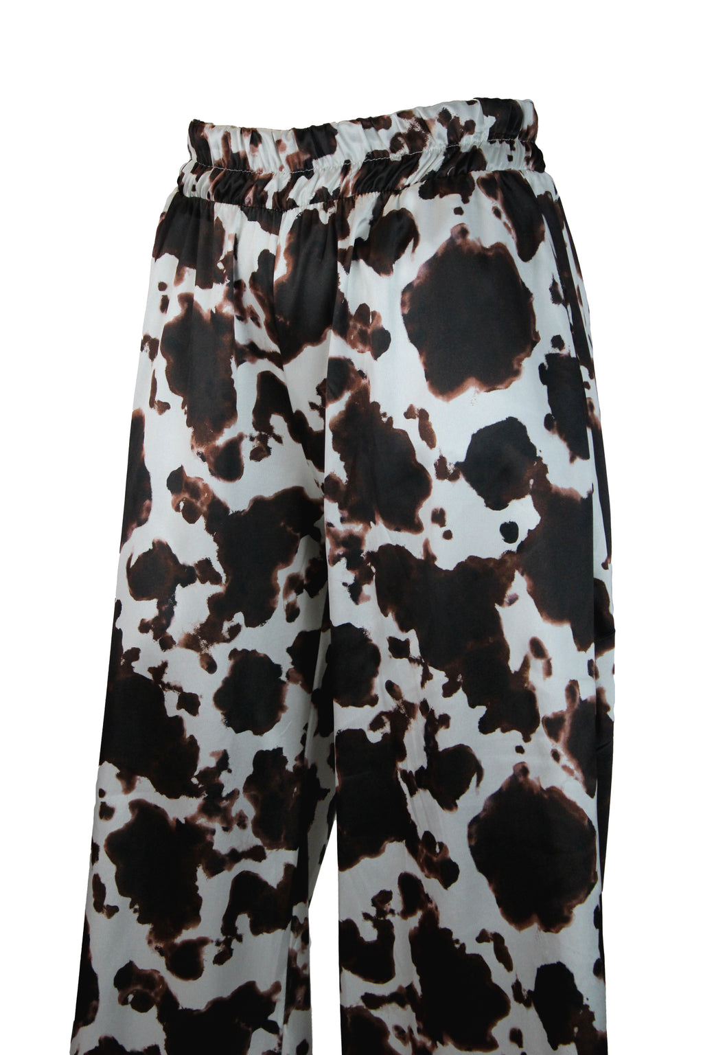 3959SV1J Pantalón Satín Estampado Vaca