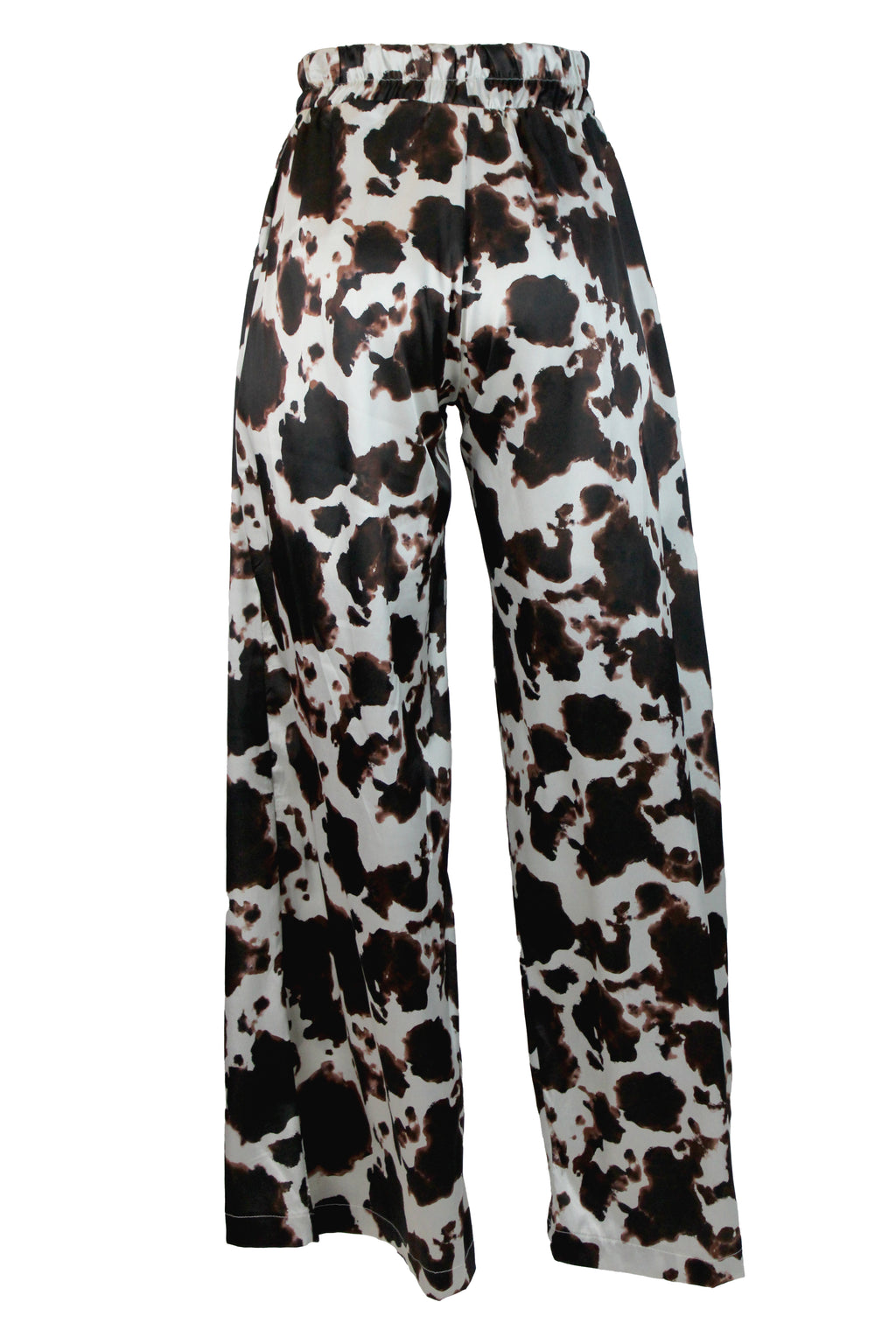 3959SV1J Pantalón Satín Estampado Vaca