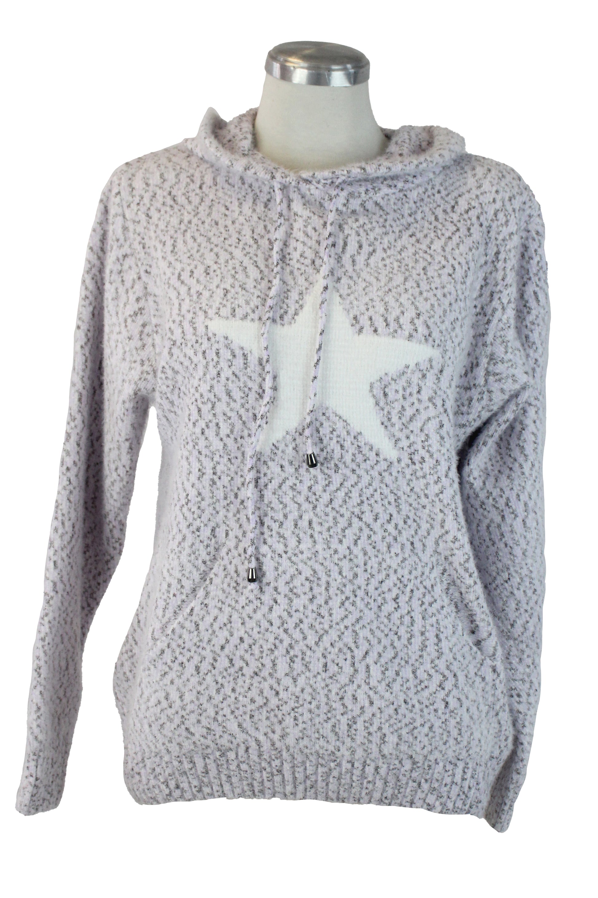 812 Suéter Afelpado Puntos y Estrella al Centro