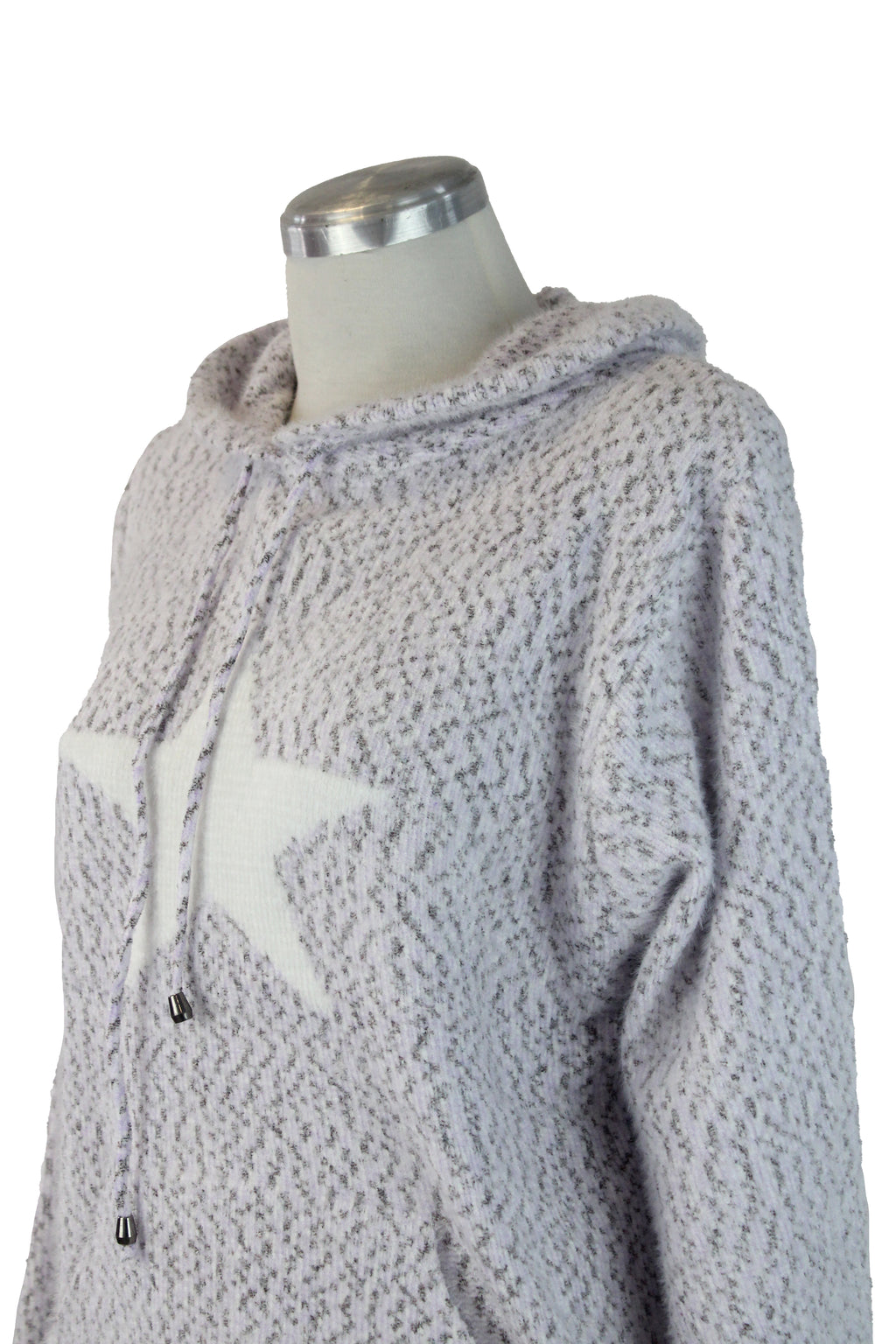 812 Suéter Afelpado Puntos y Estrella al Centro