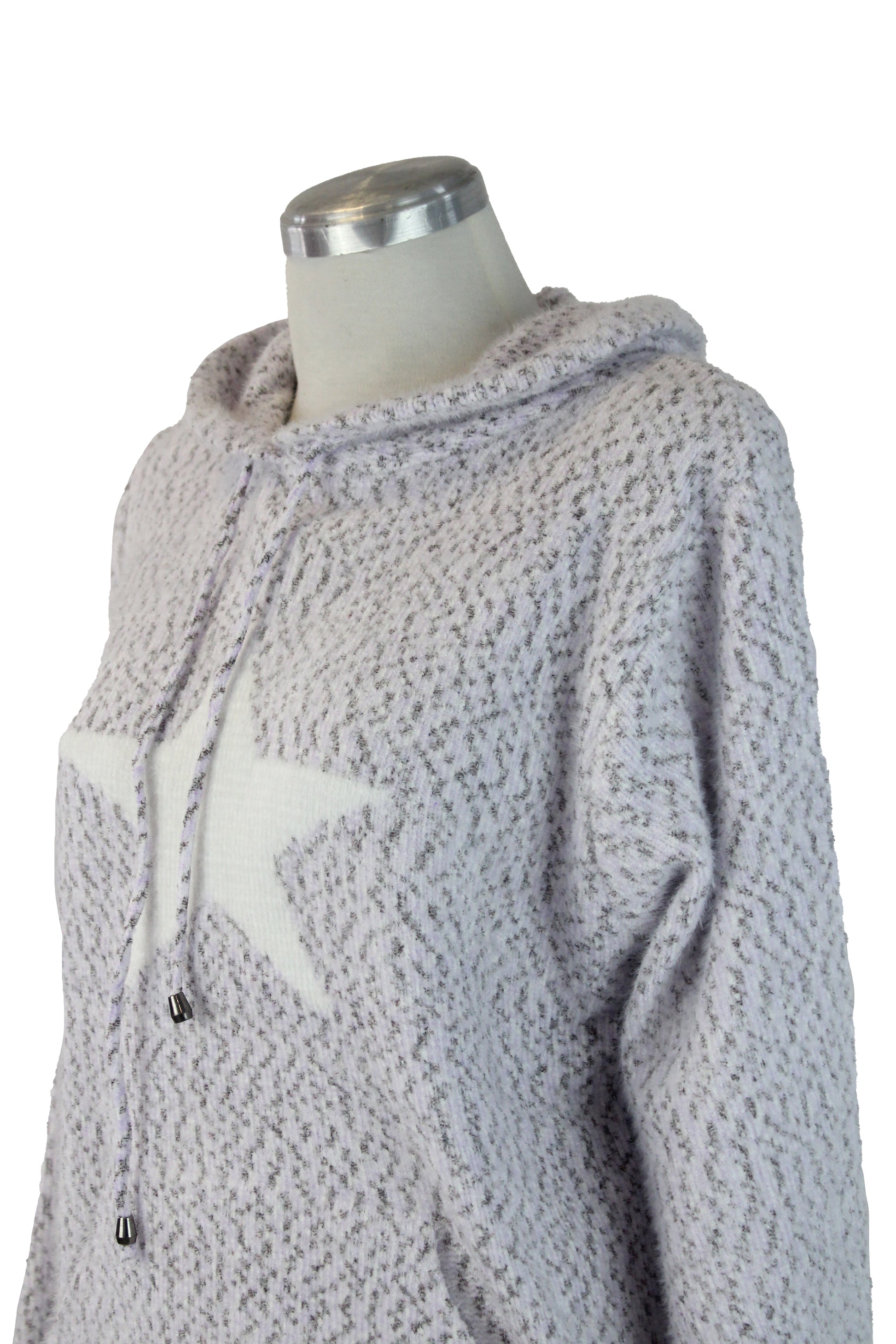 812 Suéter Afelpado Puntos y Estrella al Centro