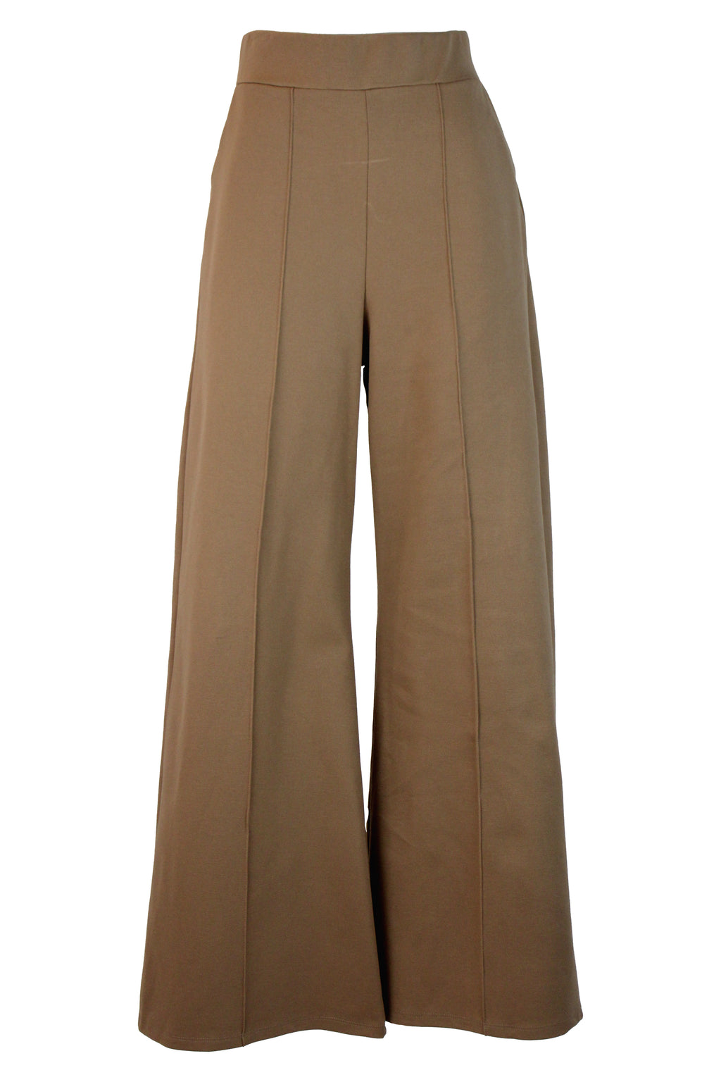 4213BTJ Pantalón Pierna Ancha Mitad Elástico Mitad Pretina