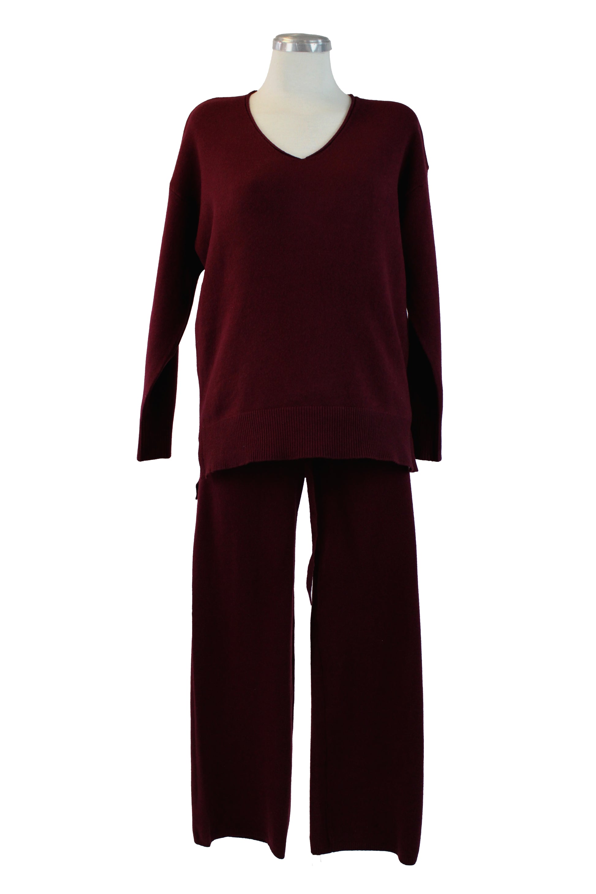 OJ-2666MA Conjunto Tipo Suéter con Cuello V