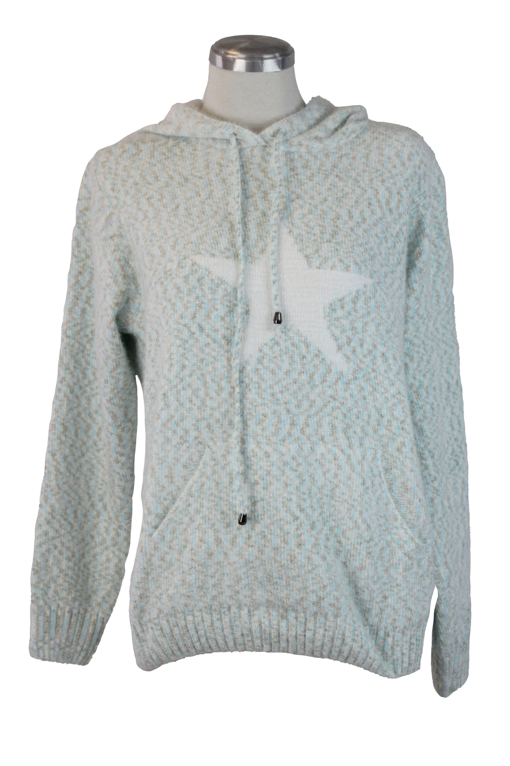 812 Suéter Afelpado Puntos y Estrella al Centro