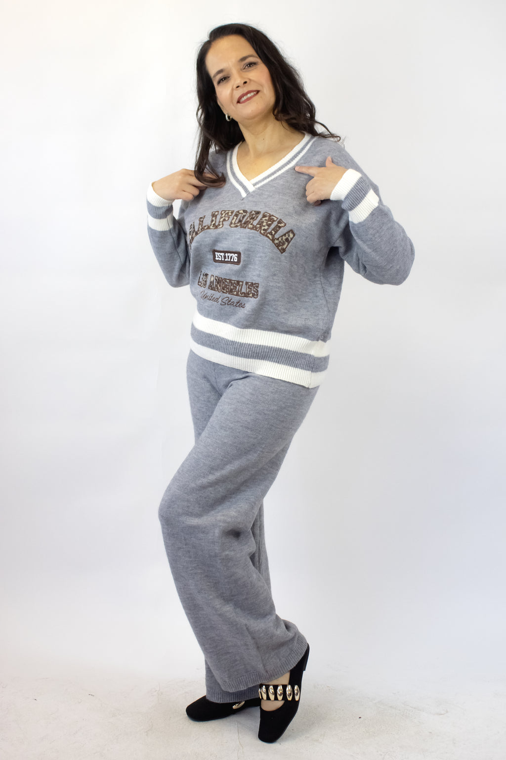 SCF-25301 Conjunto Suéter California Animal P