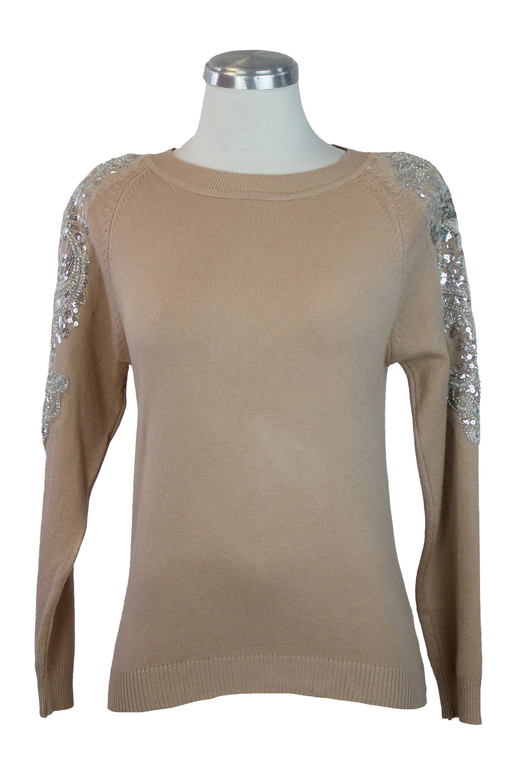 NN-23586 Suéter Lisa con Lentejuelas en Hombros