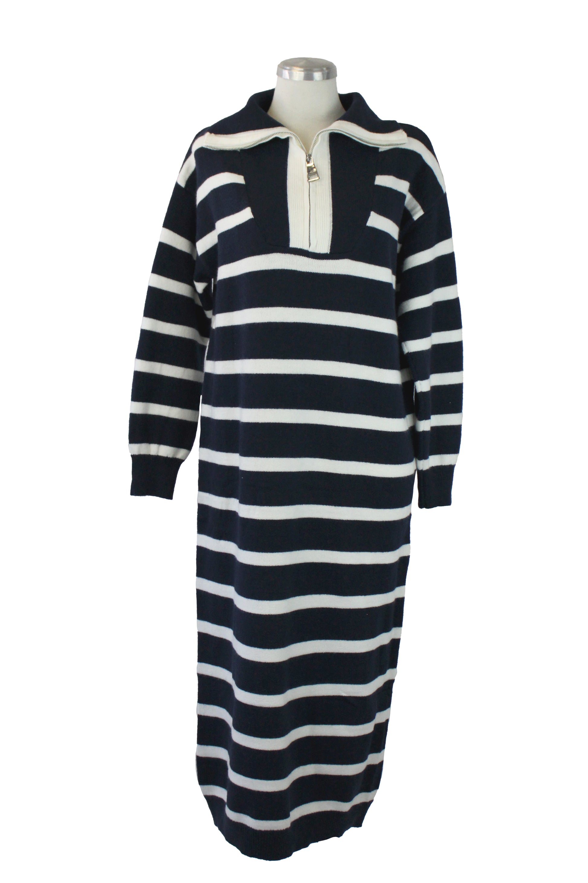 3100 Vestido Tipo Suéter Cuello Tortuga