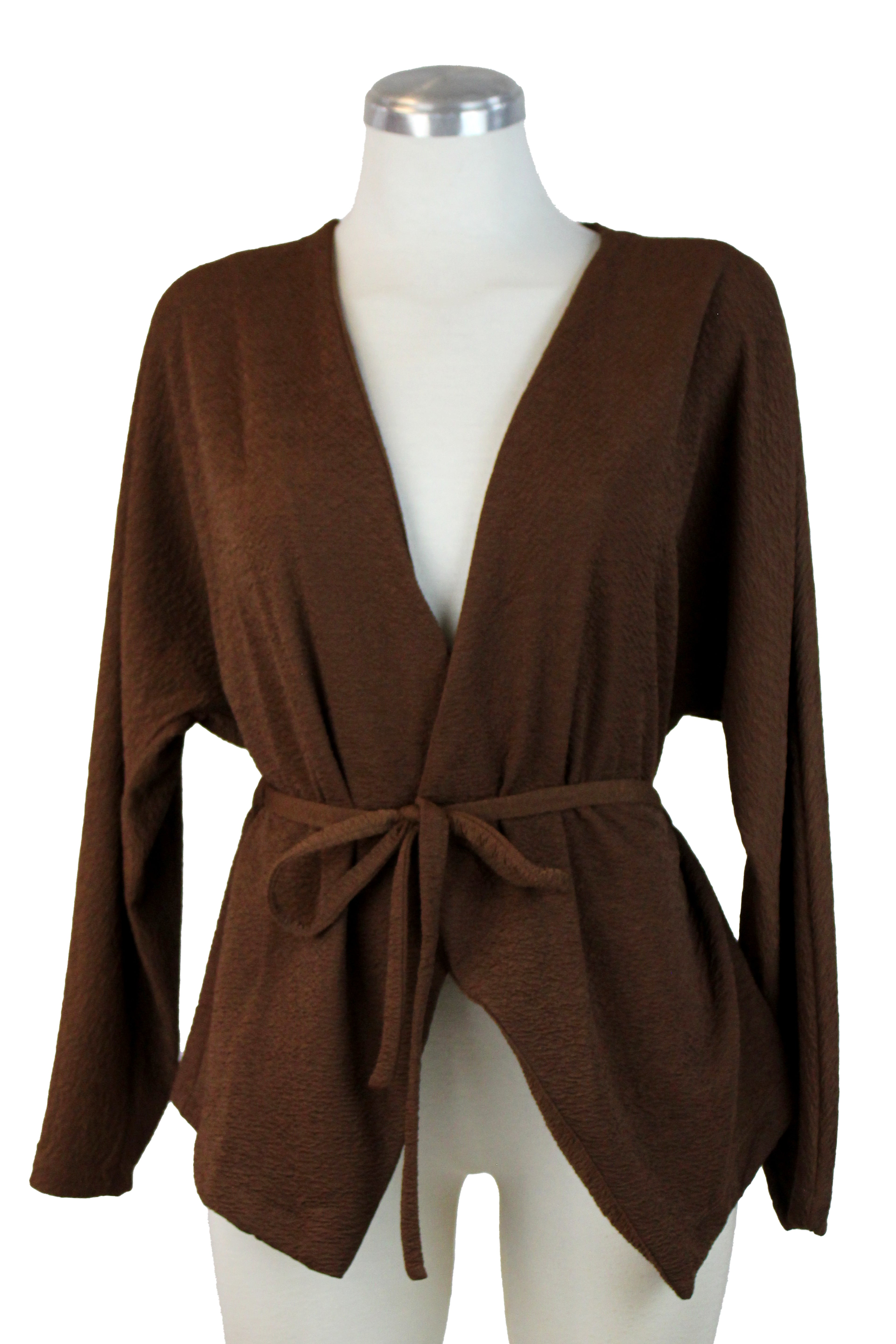 1338LHJ Conjunto Corrugado Saco sin Botones