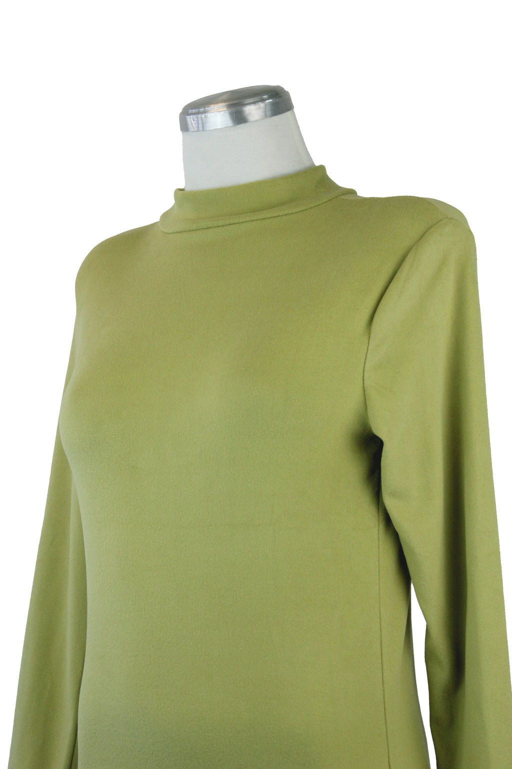 JW3089 Blusa Lisa Afelpada con Cuello Tortuga