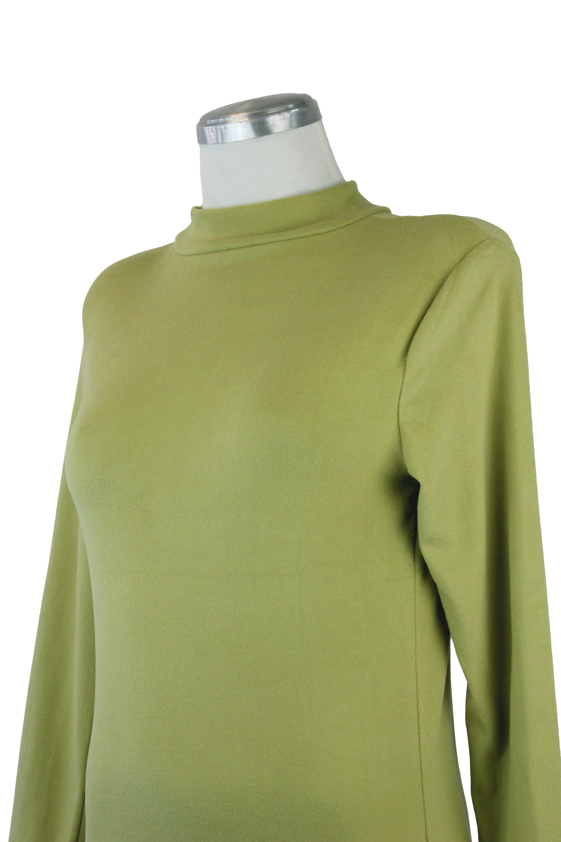 JW3089 Blusa Lisa Afelpada con Cuello Tortuga