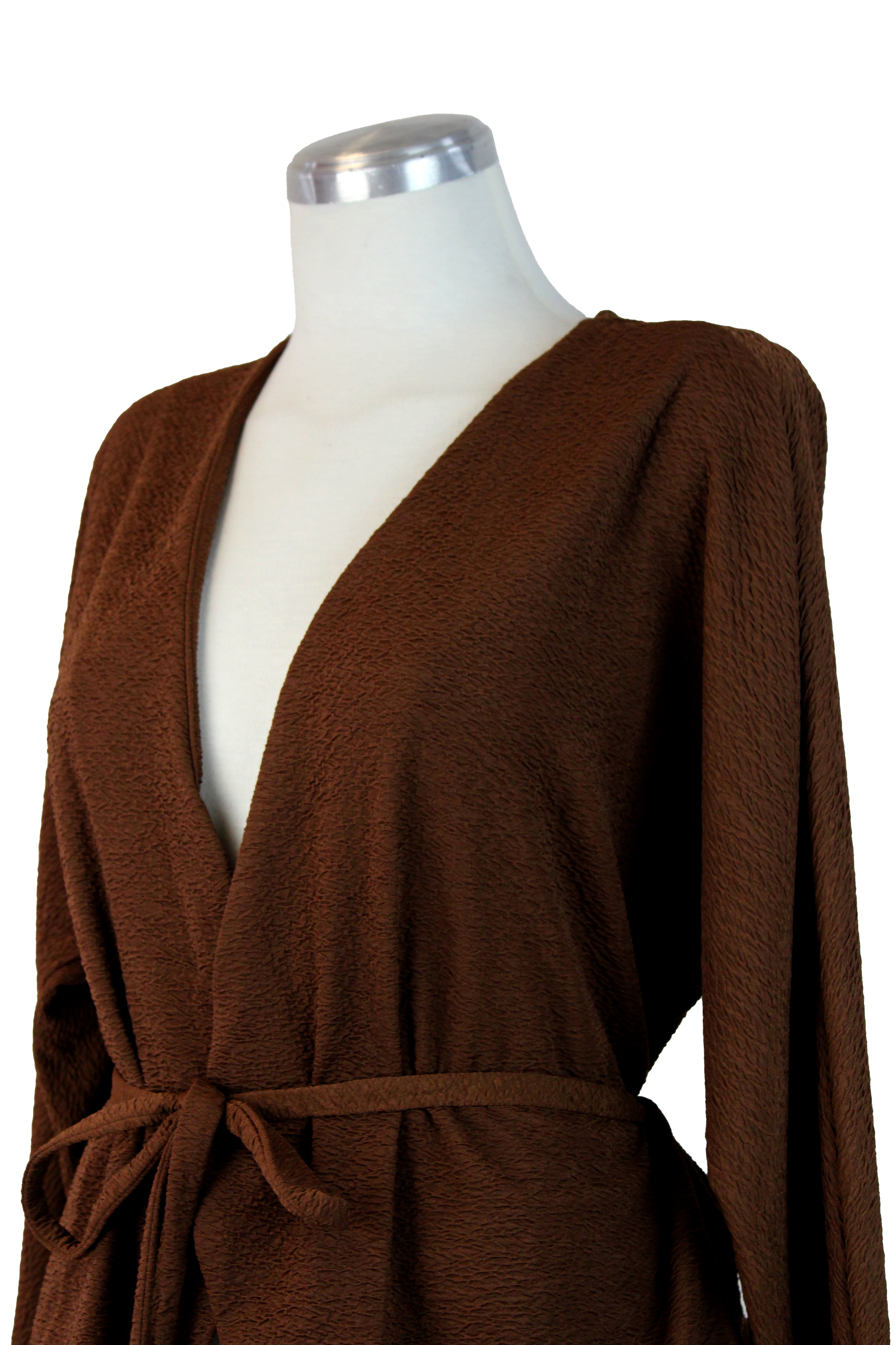 1338LHJ Conjunto Corrugado Saco sin Botones