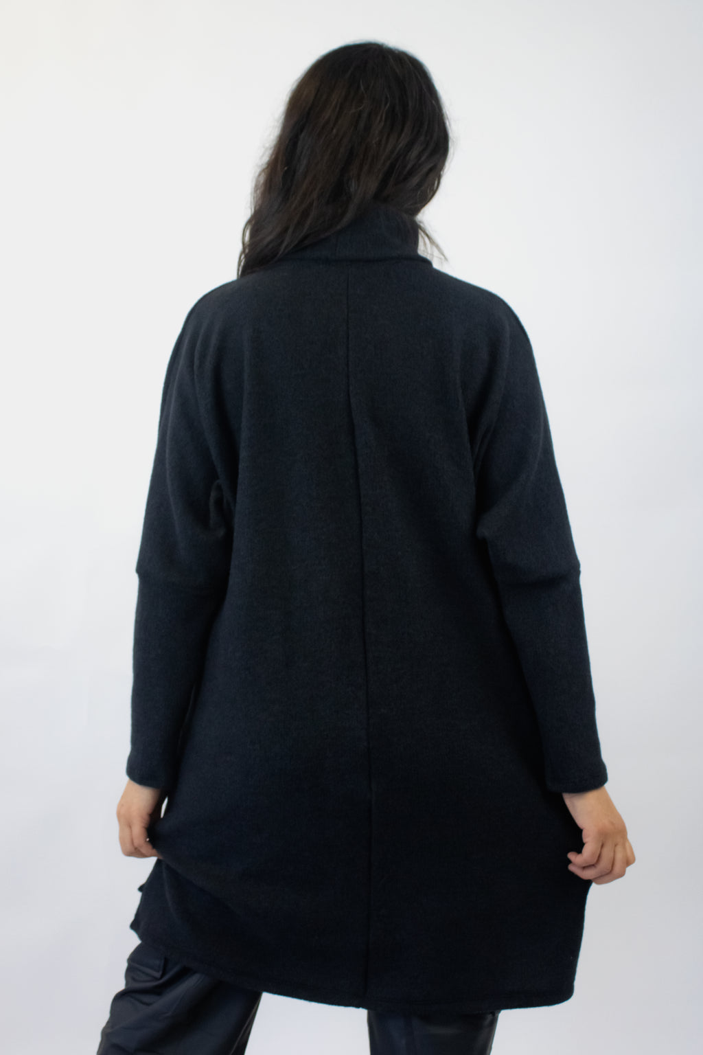 2711RBRJ Blusón con Cuello de Tortuga y Manga Abullonada