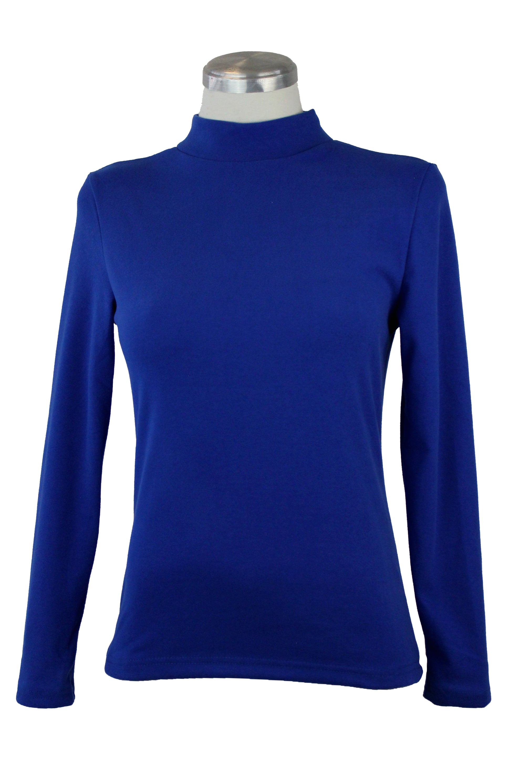 JW3089 Blusa Lisa Afelpada con Cuello Tortuga