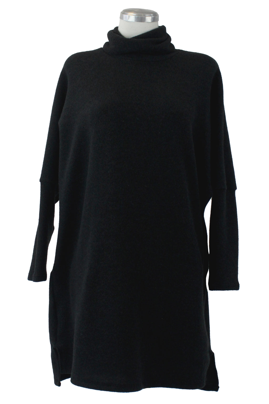 2711RBRJ Blusón con Cuello de Tortuga y Manga Abullonada