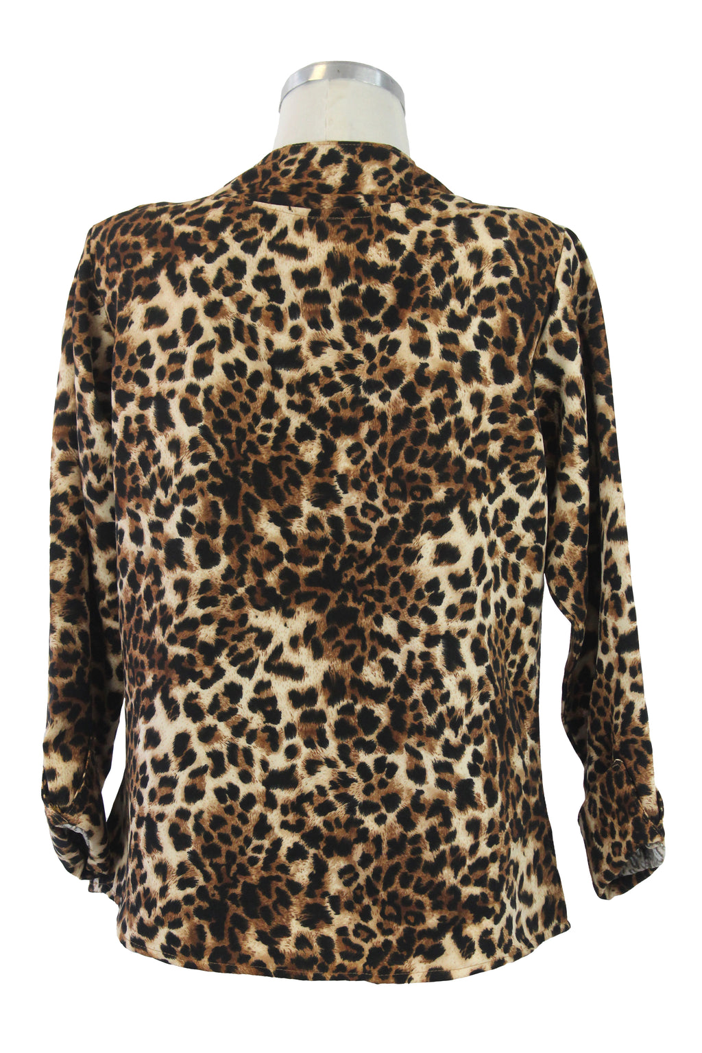 25376 Camisa Estampada Animalprint con Botones Cuadrados