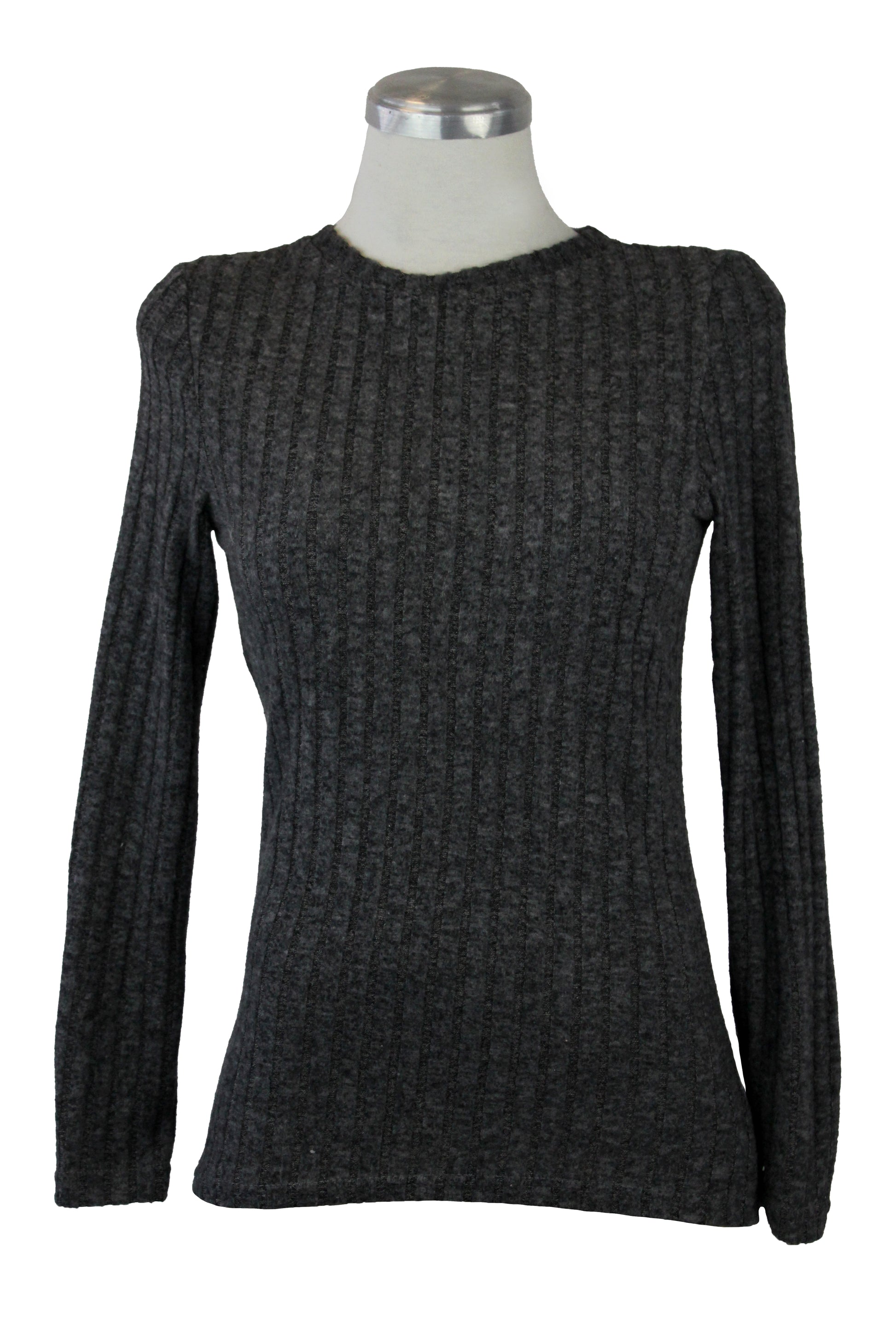 JW395 Blusa Líneas Verticales Afelpada