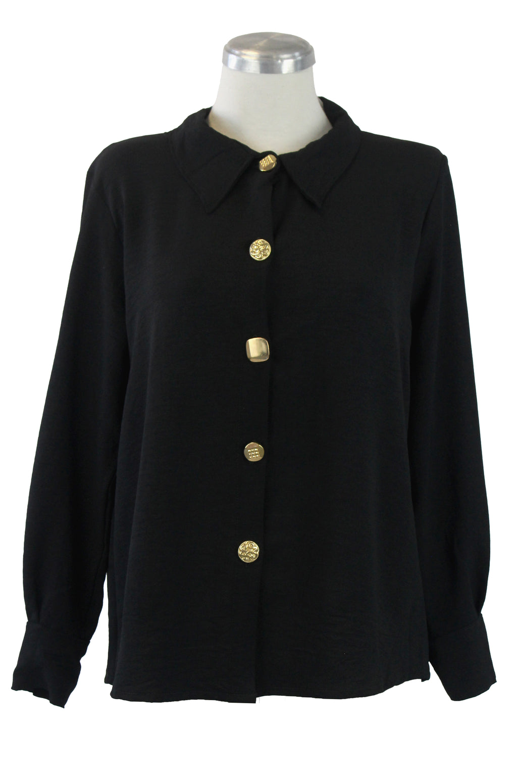 25351 Camisa Lisa Variedad de Botones