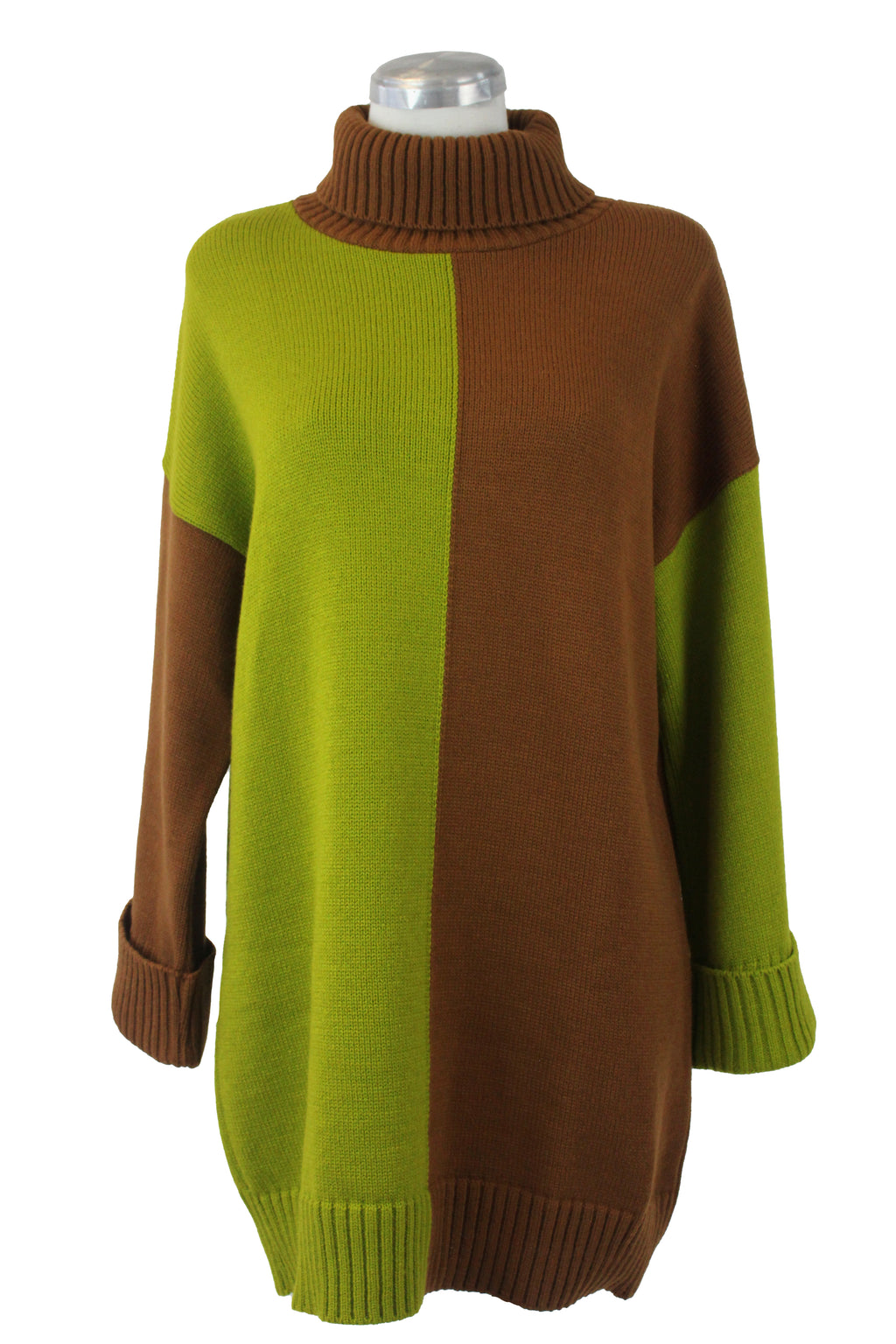 623 Sueter Largo Bitono a la Mitad