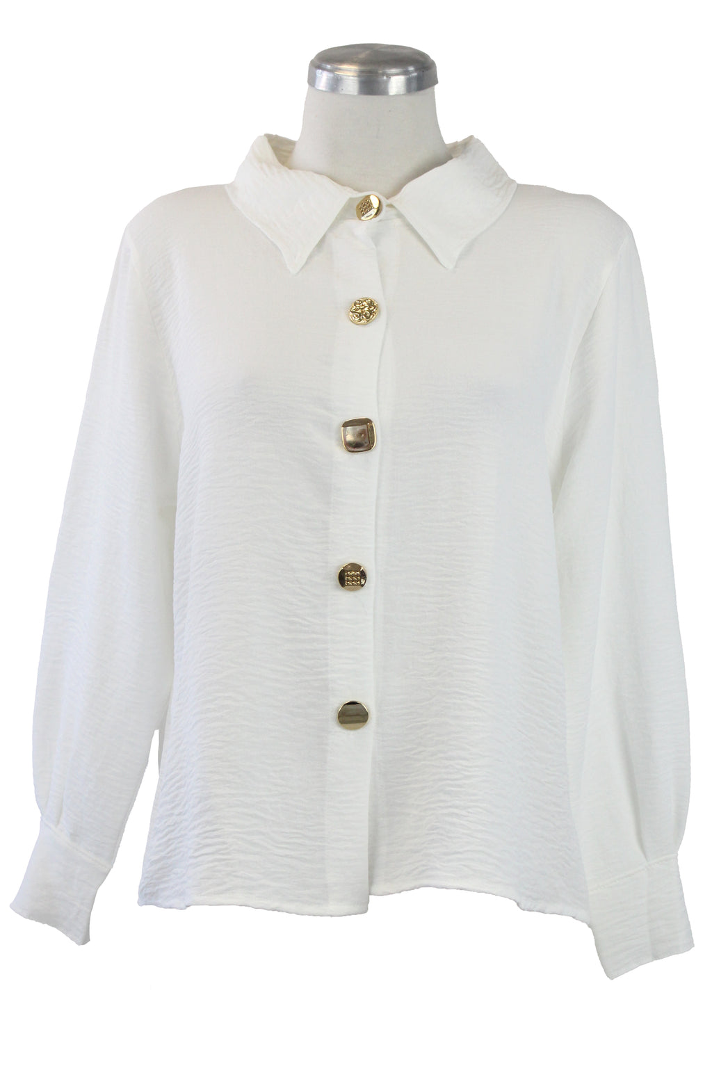 25351 Camisa Lisa Variedad de Botones