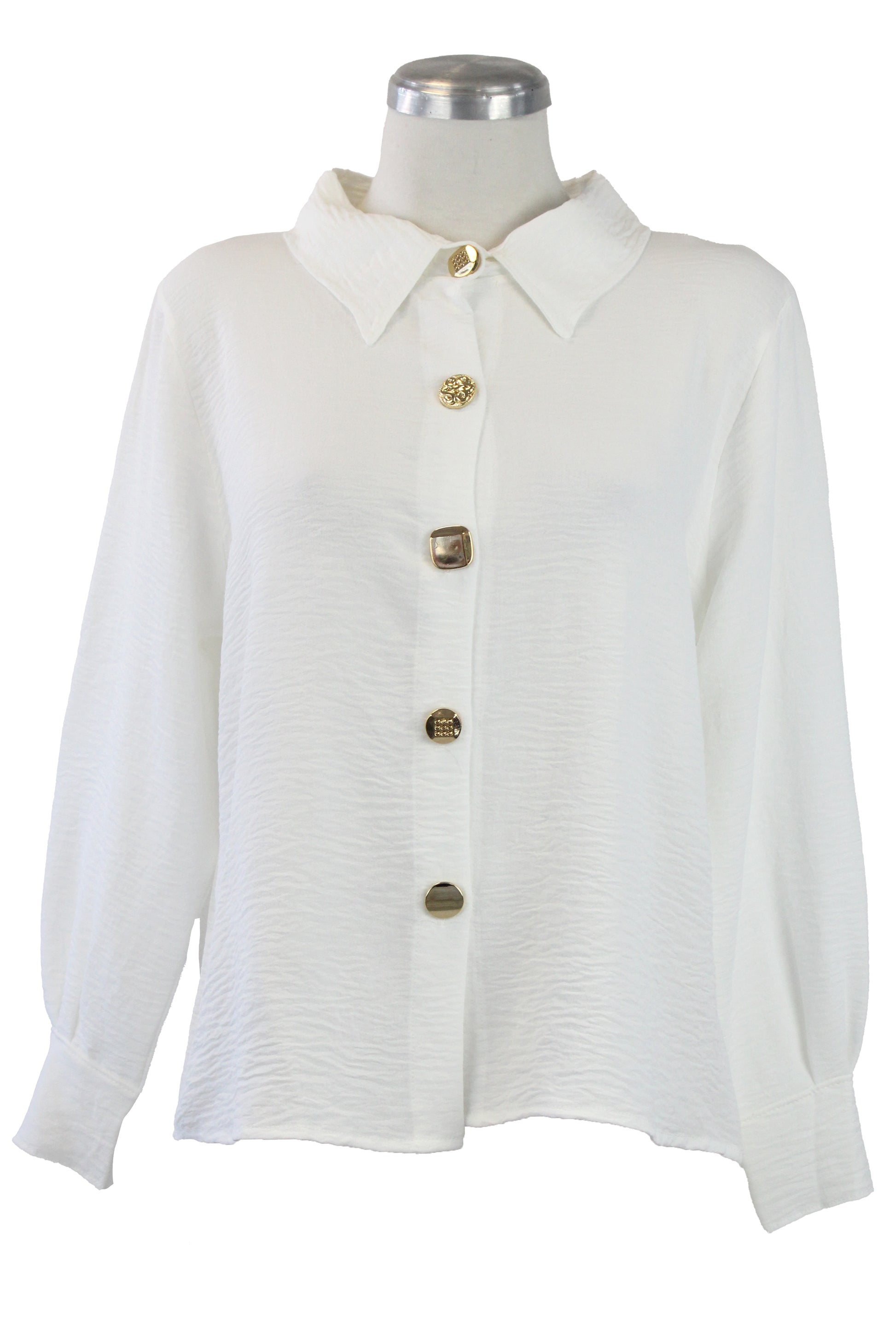 25351 Camisa Lisa Variedad de Botones