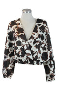 2658SV1J Camisa Satín Estampado Vaca