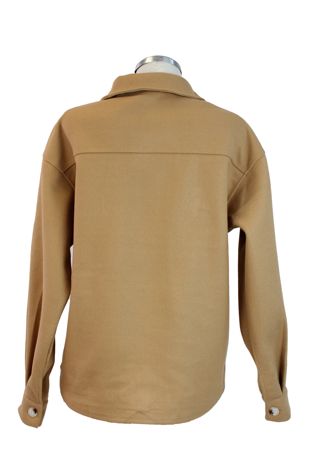 YD470 Chaqueta con Bolsillos y Botón Marmoleado