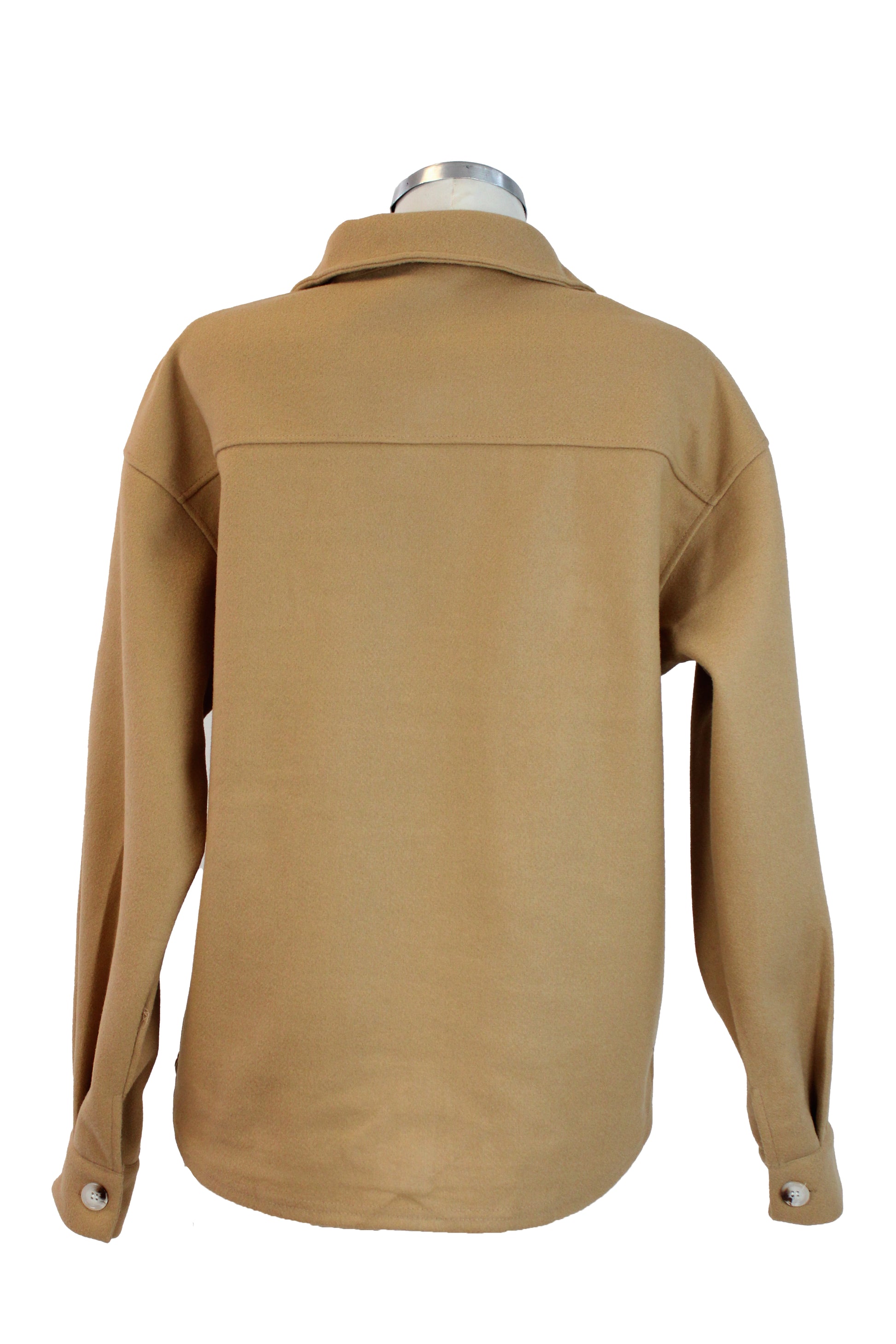 YD470 Chaqueta con Bolsillos y Botón Marmoleado