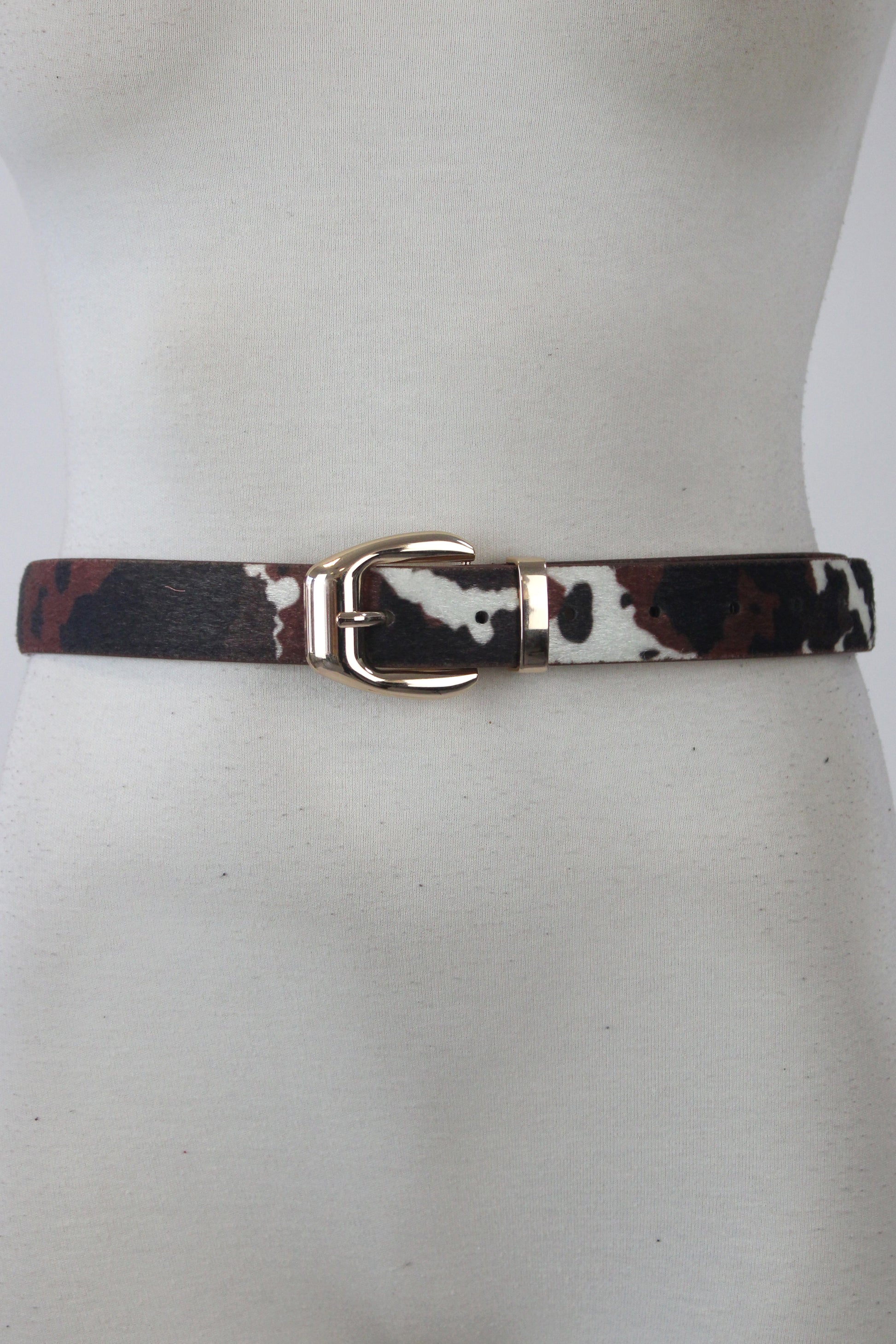 27028 Cinto Delgado Estampado Animal P