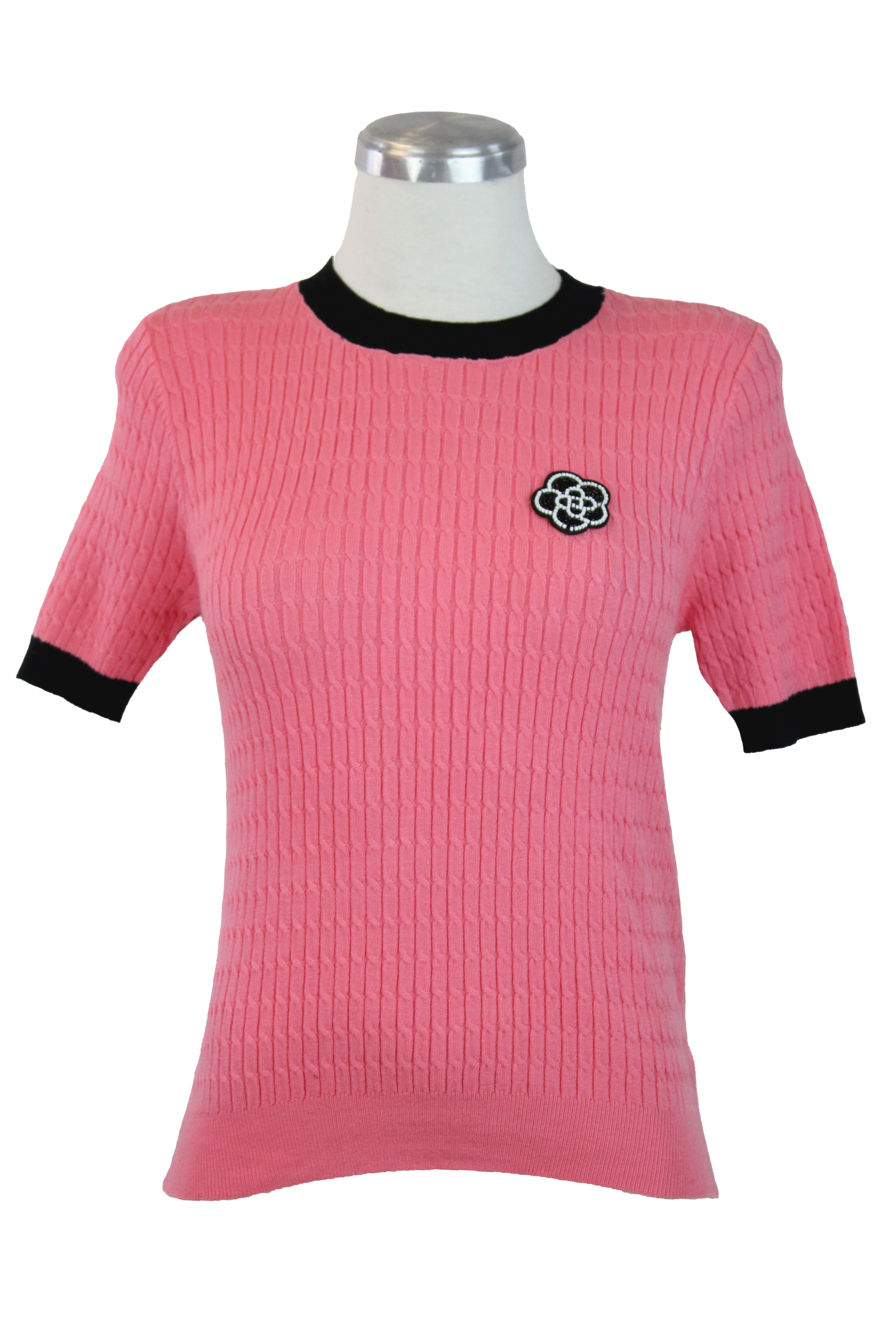 M50019 Blusa Tejida con Flor de Shakira