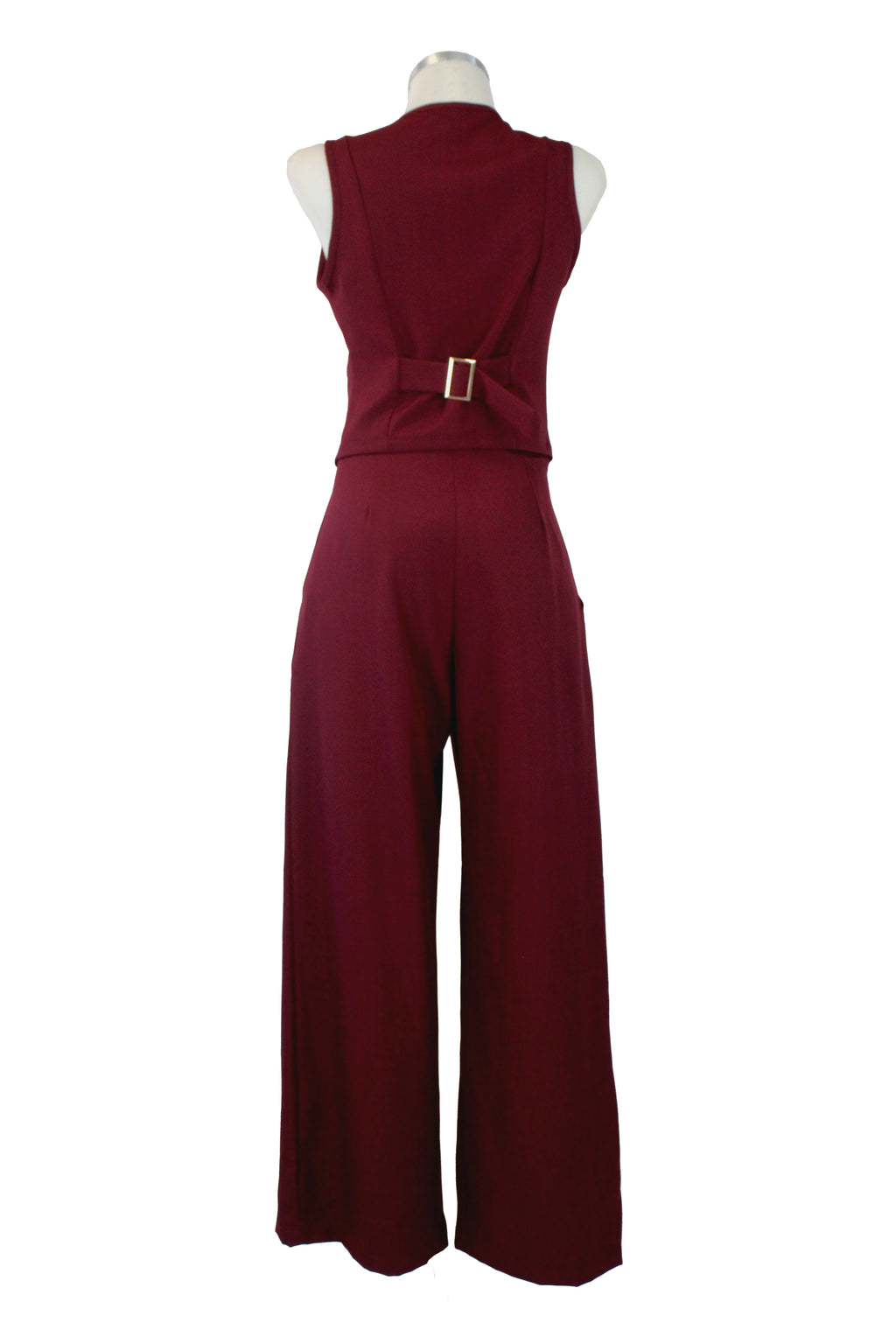 1220BTJ Conjunto Chaleco con  Hebilla Dorada