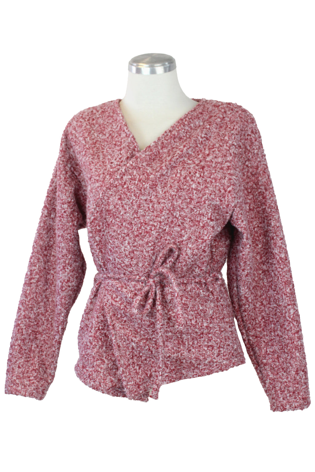 1314TEJ Suéter Afelpado con Ceñidor de Jareta