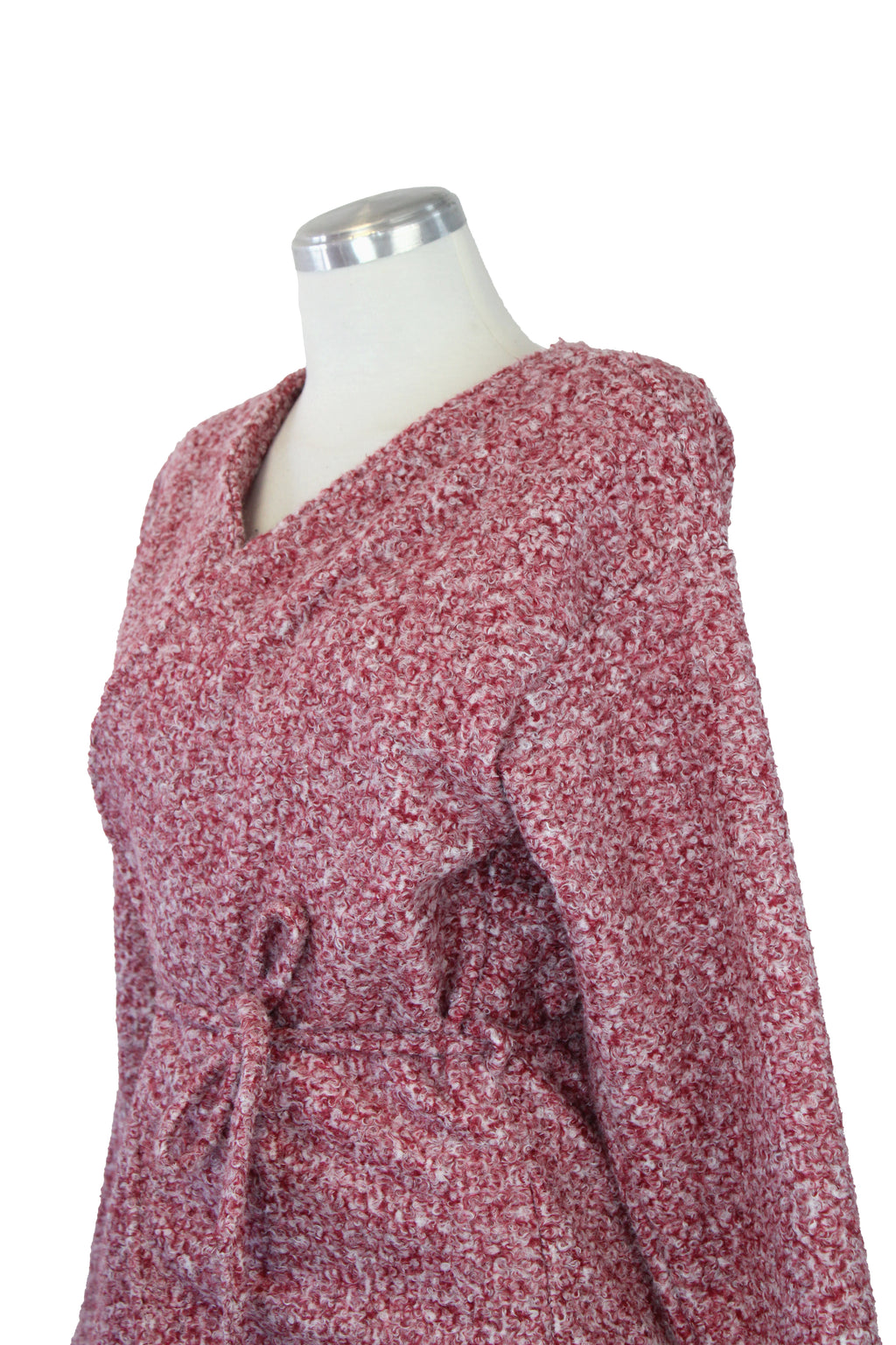 1314TEJ Suéter Afelpado con Ceñidor de Jareta