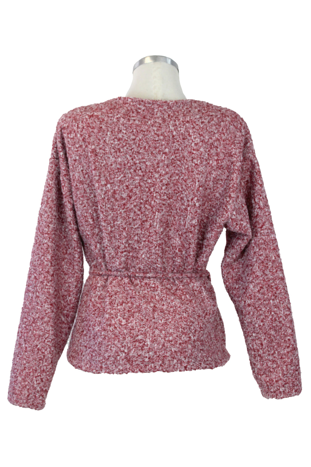 1314TEJ Suéter Afelpado con Ceñidor de Jareta