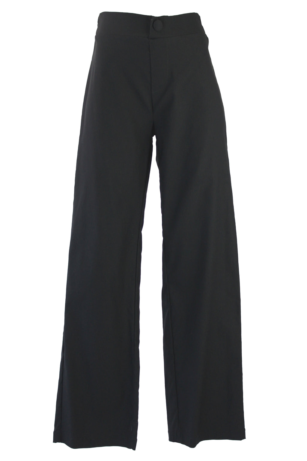 3956 Pantalon De Vestir Mitad Pretina Y Mitad Elastico