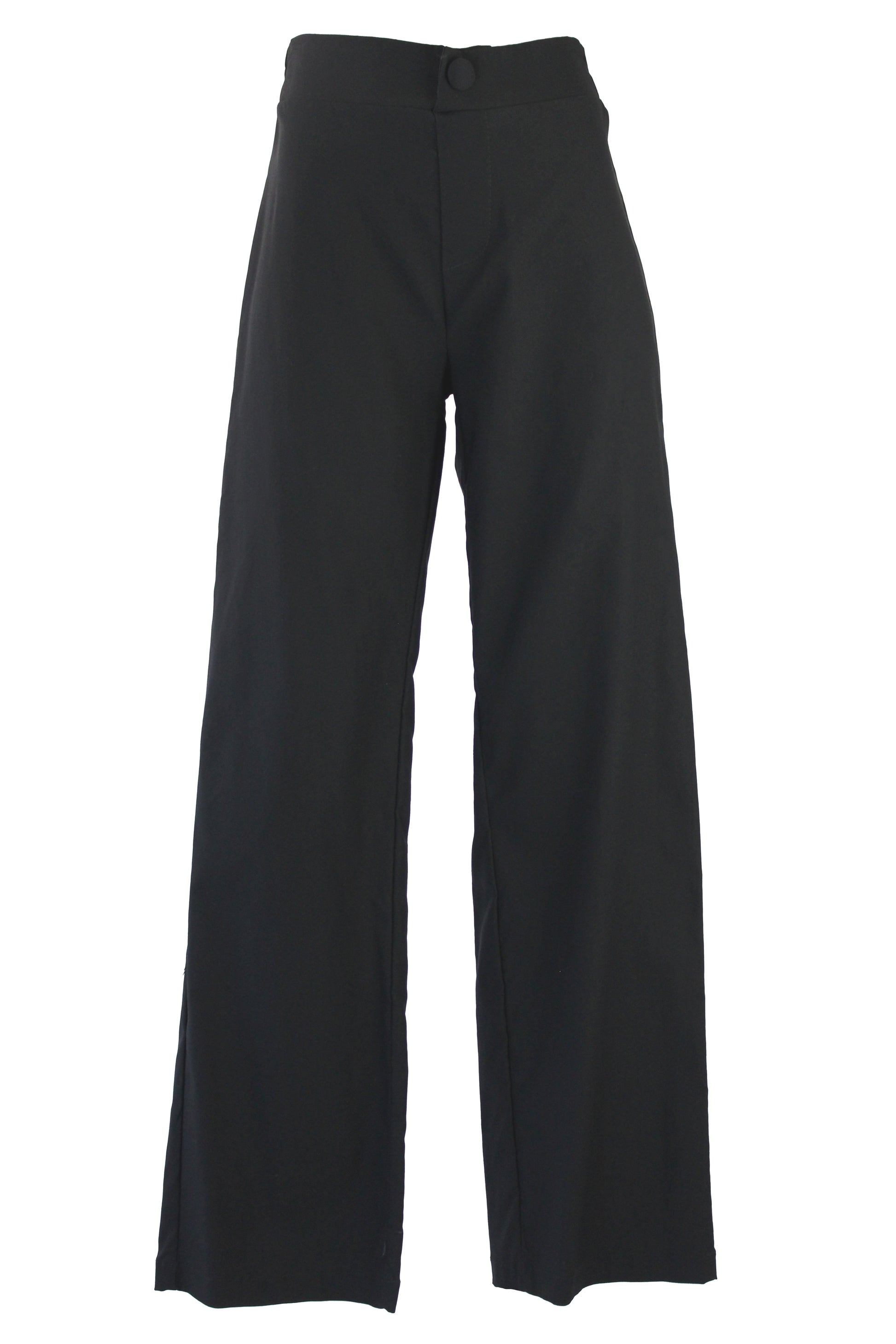 3956 Pantalon De Vestir Mitad Pretina Y Mitad Elastico