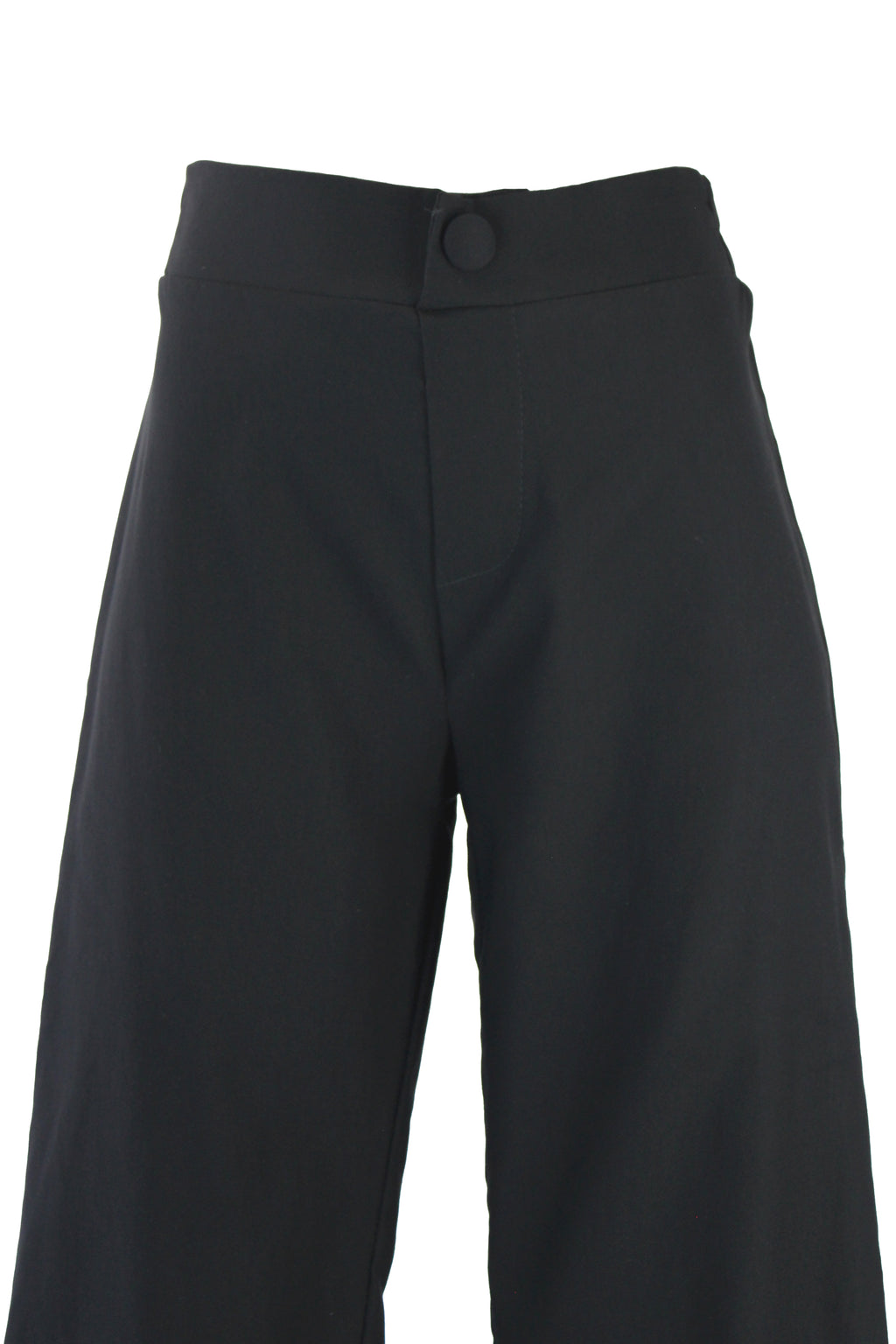 3956 Pantalon De Vestir Mitad Pretina Y Mitad Elastico