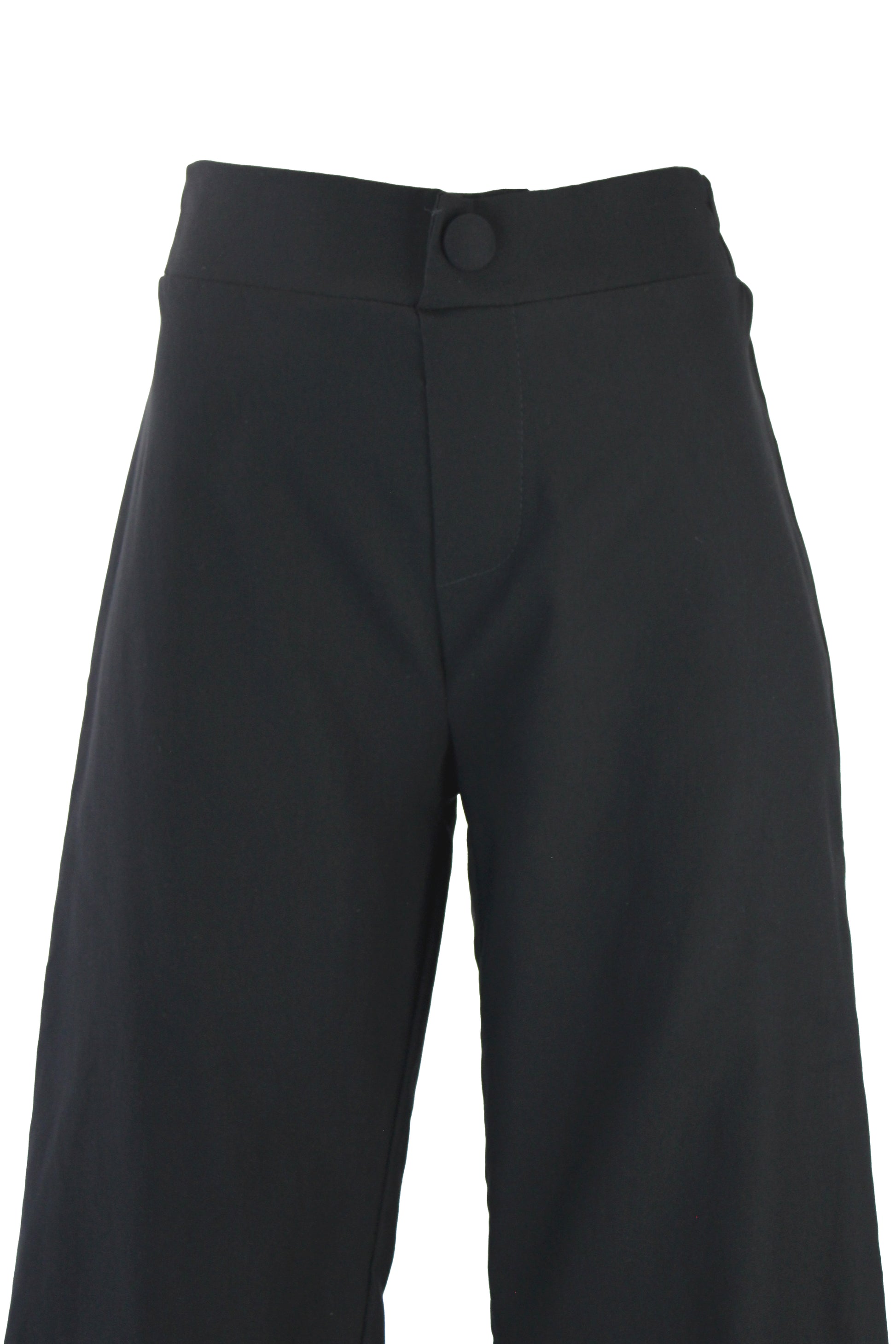 3956 Pantalon De Vestir Mitad Pretina Y Mitad Elastico