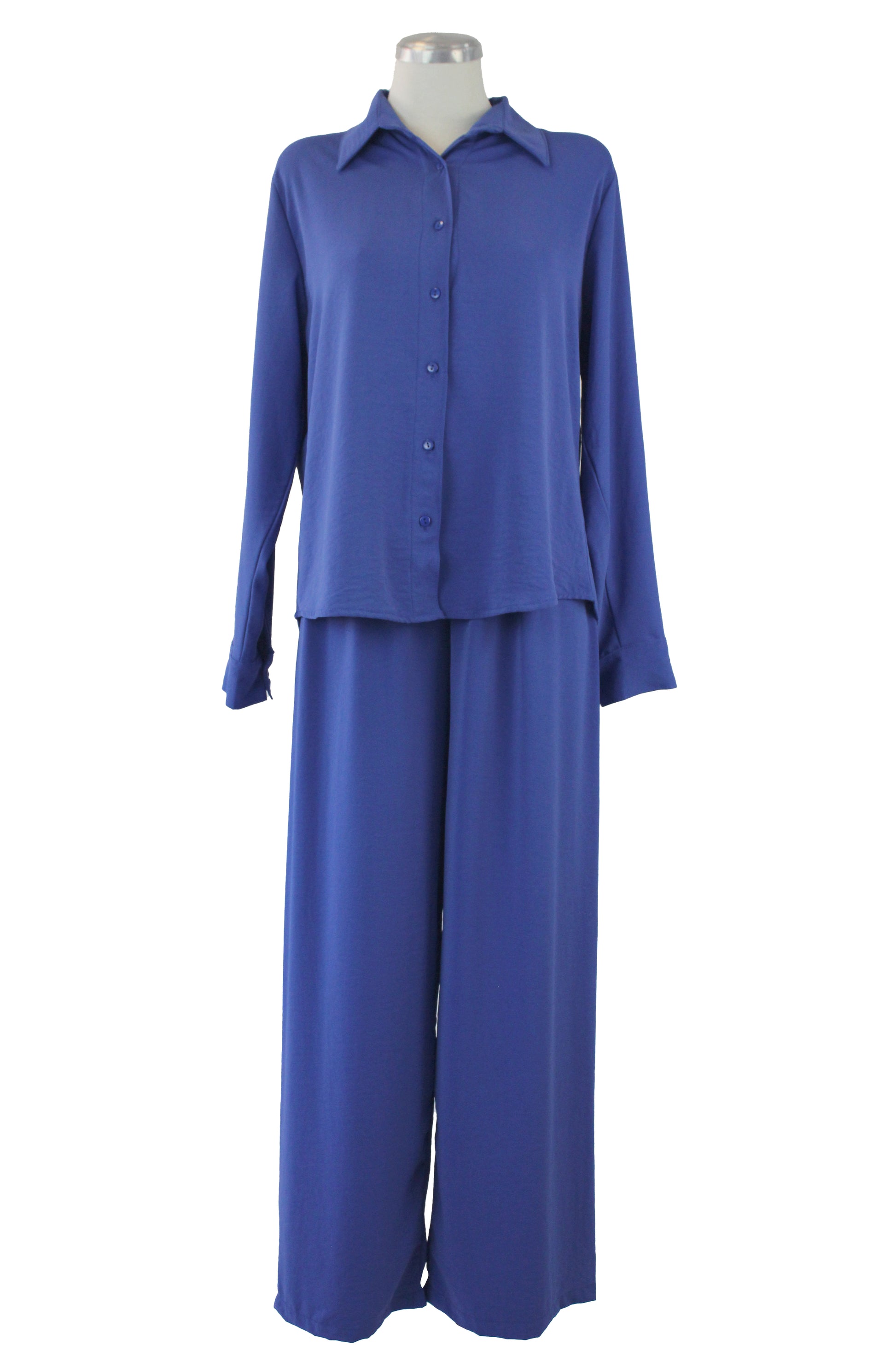 2436 Conjunto Gabriela Blusa Camisera y Pantalon