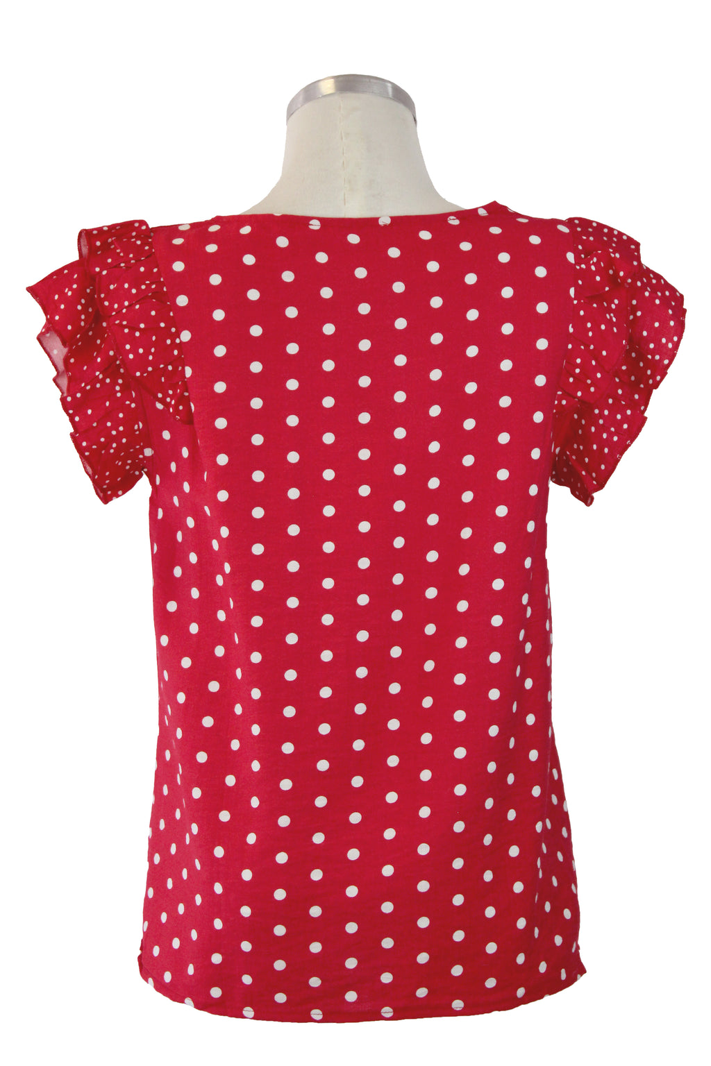 72727 Blusa Cuello V con puntos