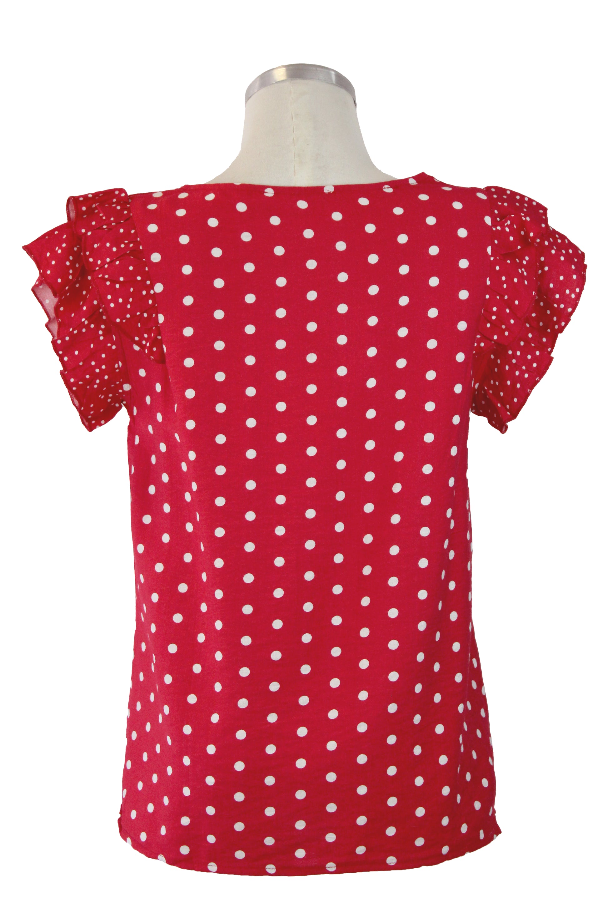 72727 Blusa Cuello V con puntos