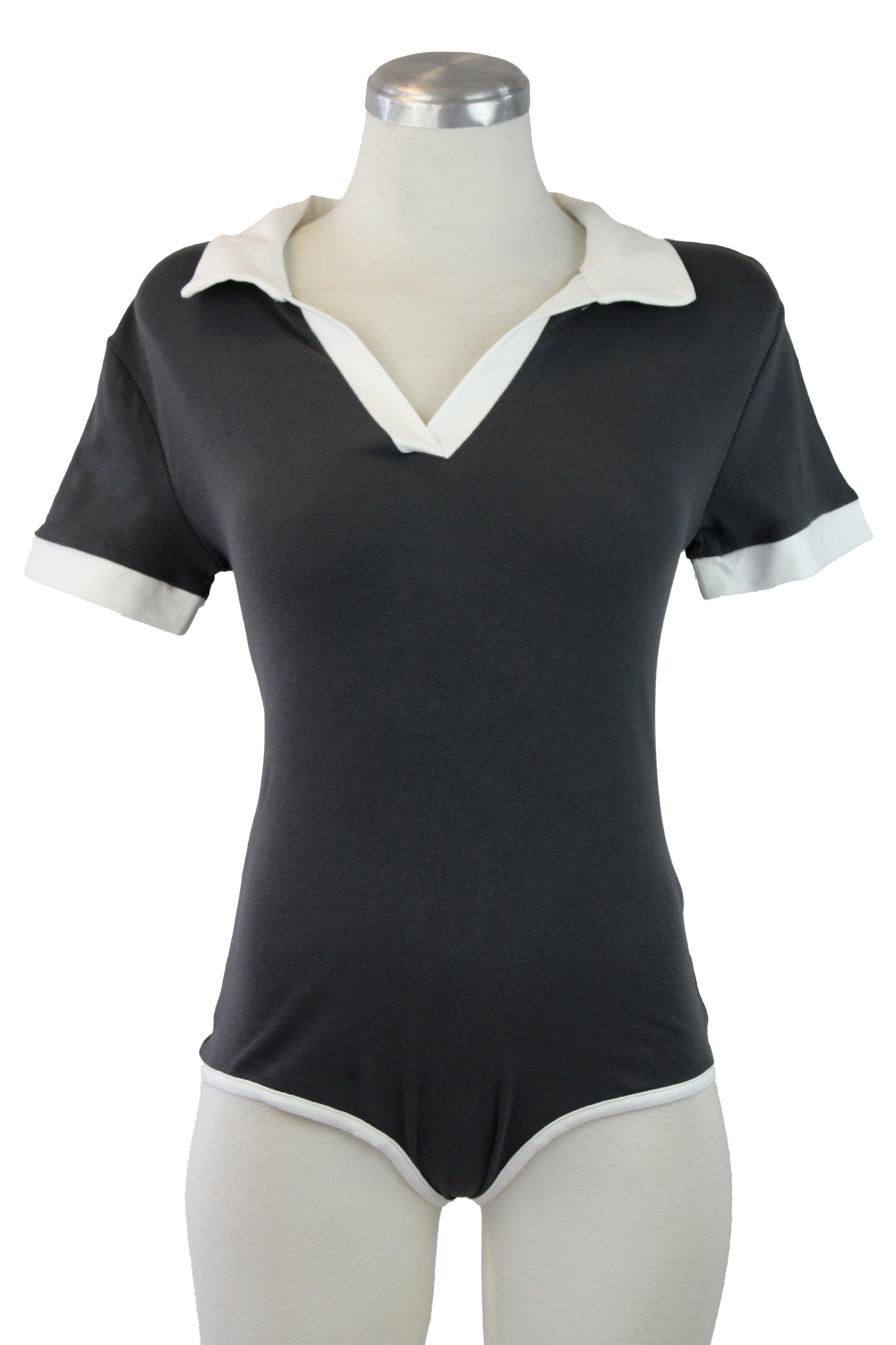 17363 Body con Cuello tipo camisa
