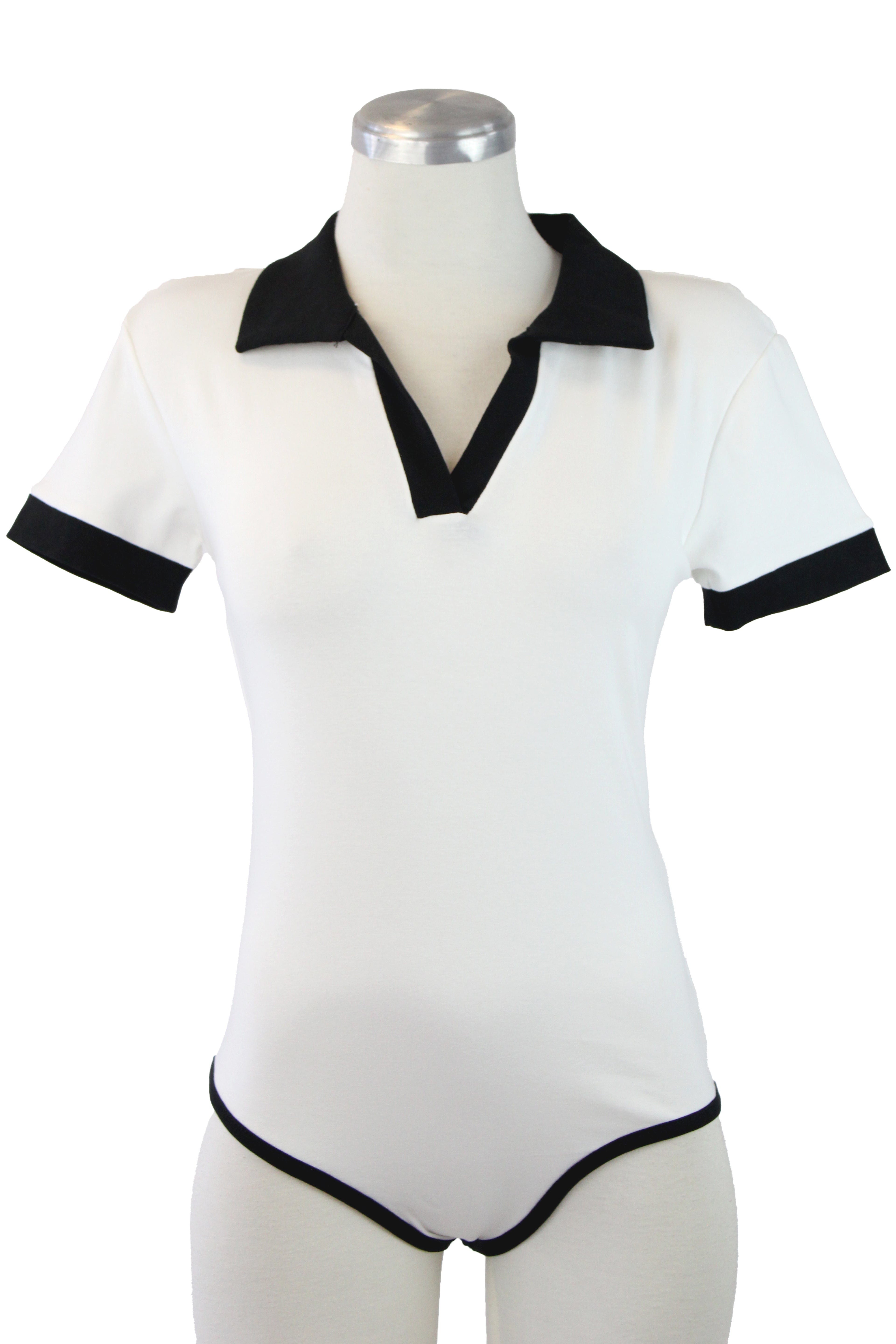 17363 Body con Cuello tipo camisa